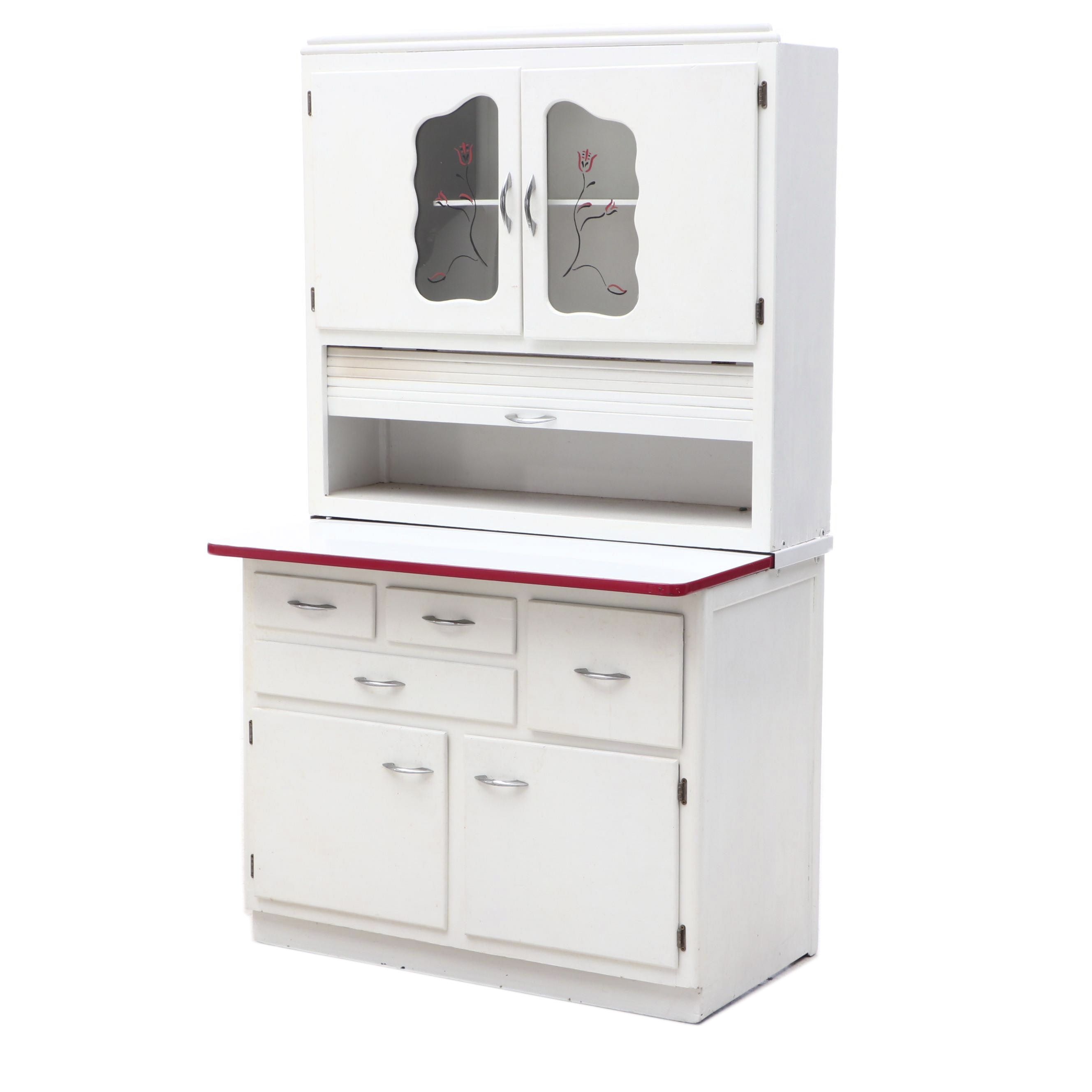 Scheirich Co. Hoosier Cabinet, Early 20th Century