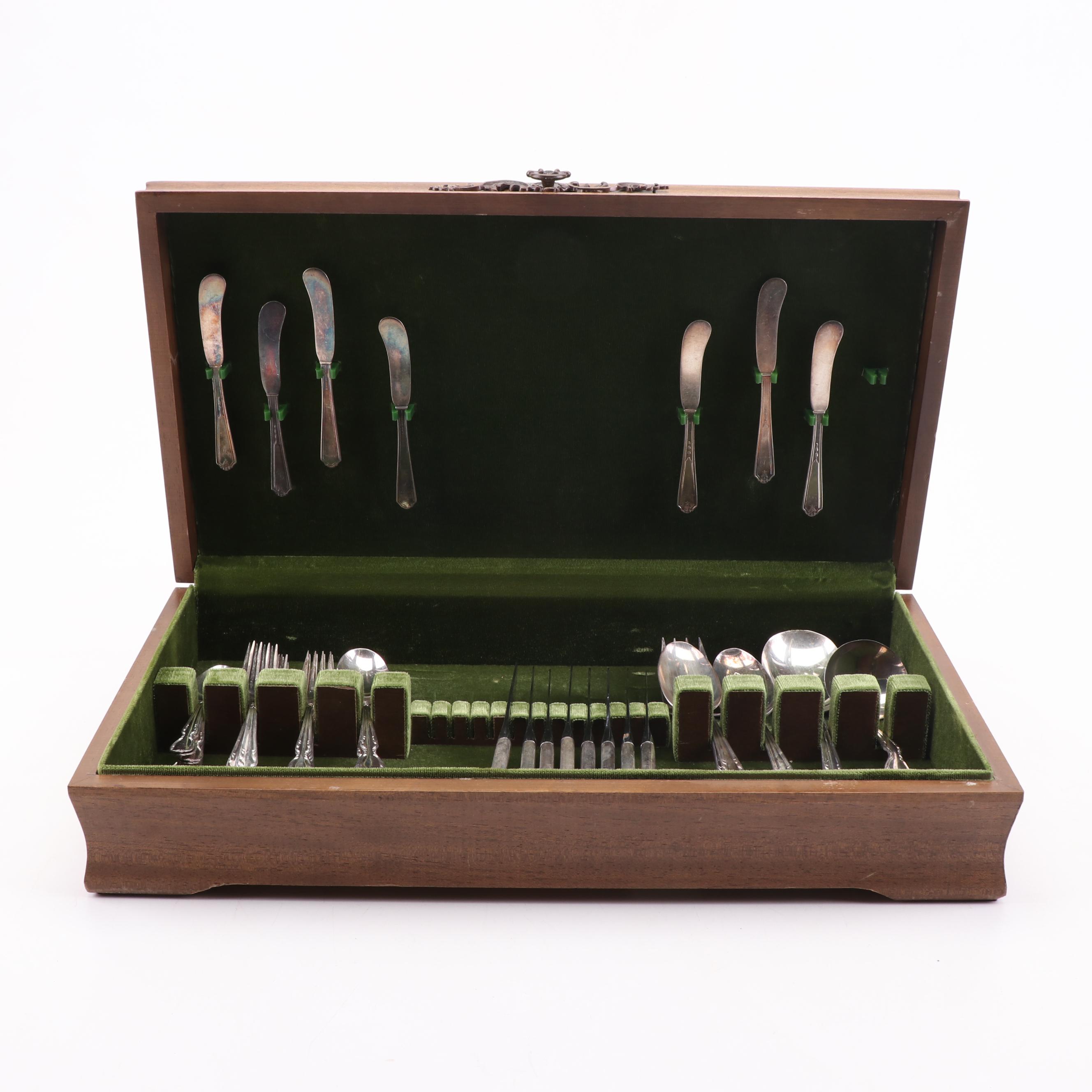 Rogers Bros. "Original Rogers" Silver Plated Flatware Set for Eight