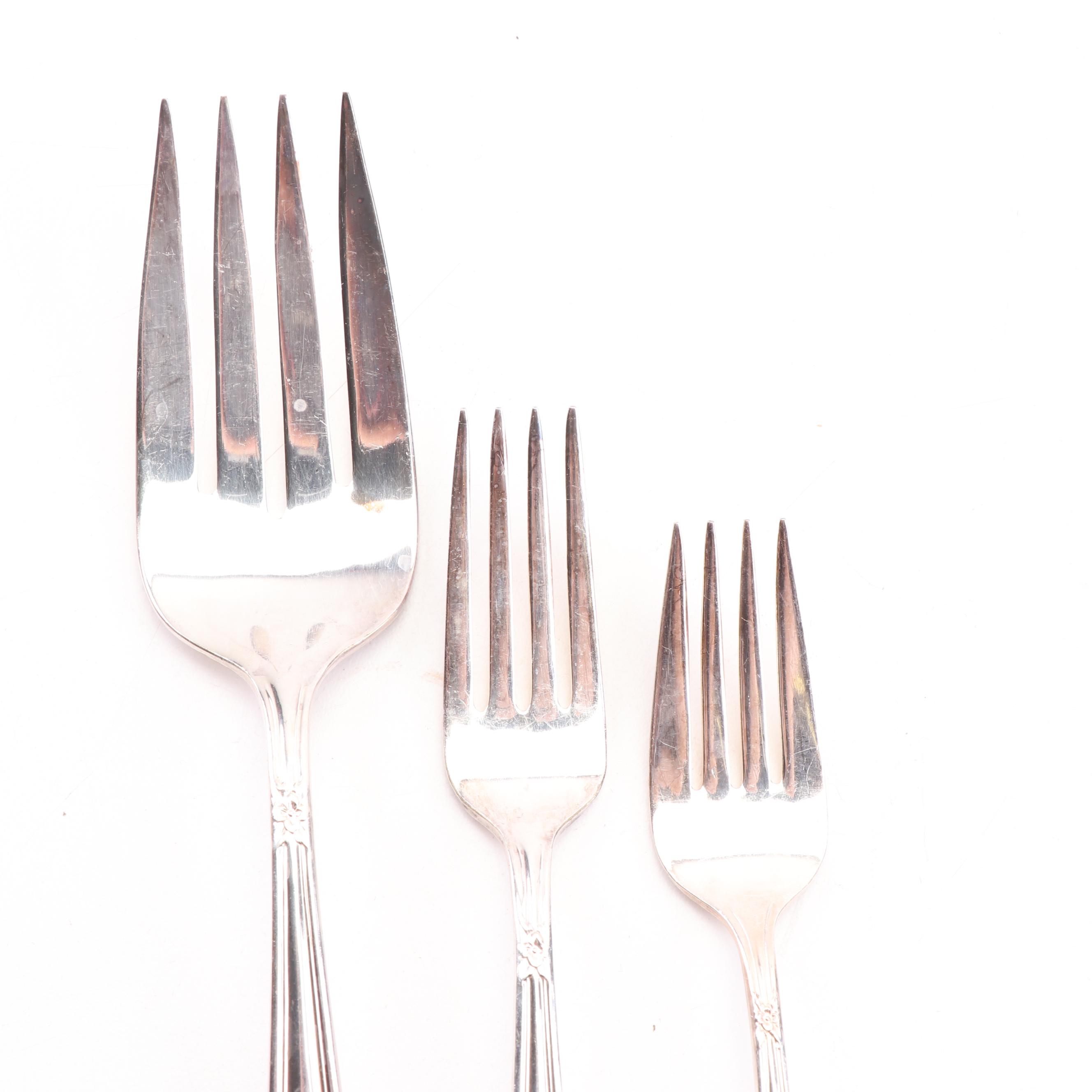 Rogers Bros. "Original Rogers" Silver Plated Flatware Set for Eight