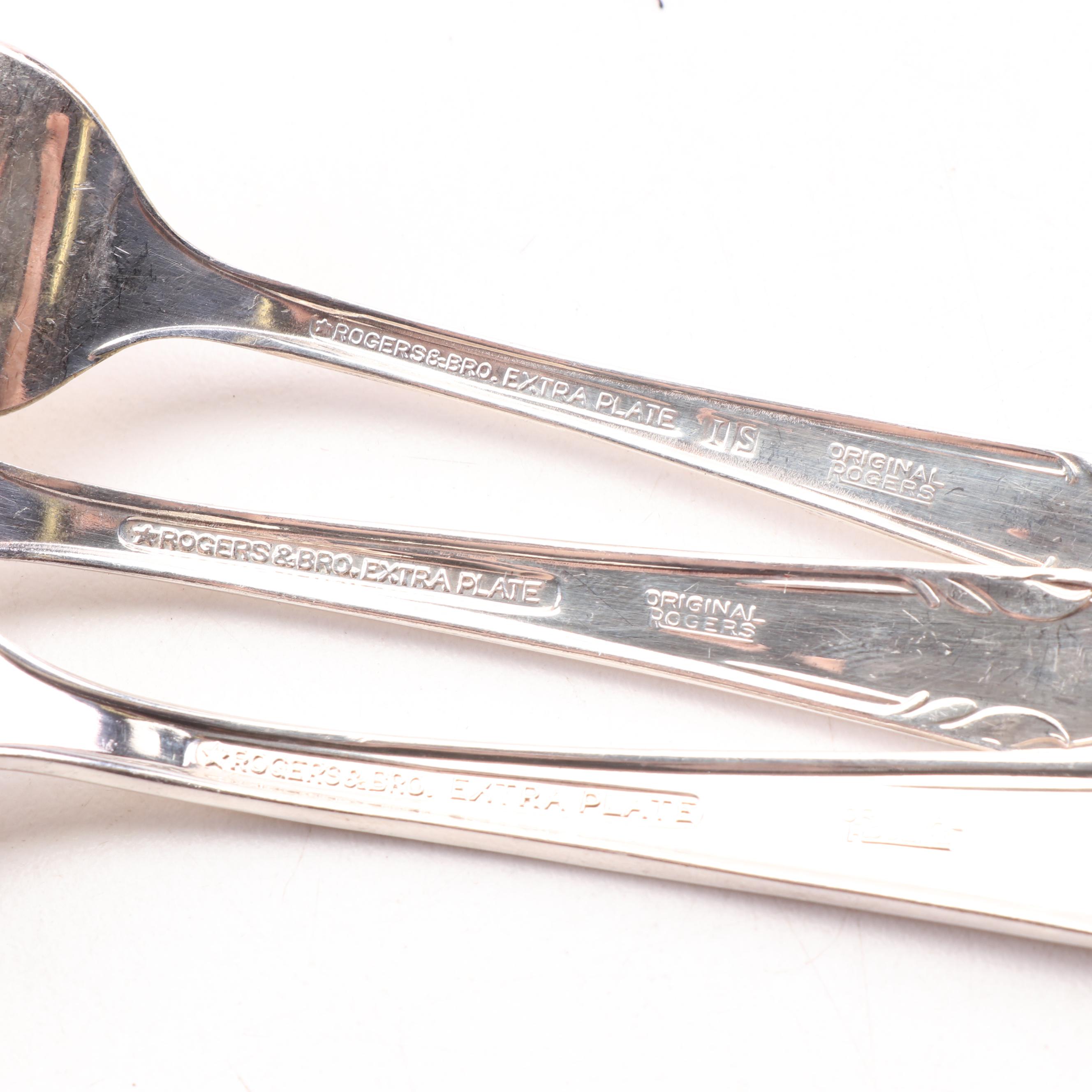 Rogers Bros. "Original Rogers" Silver Plated Flatware Set for Eight