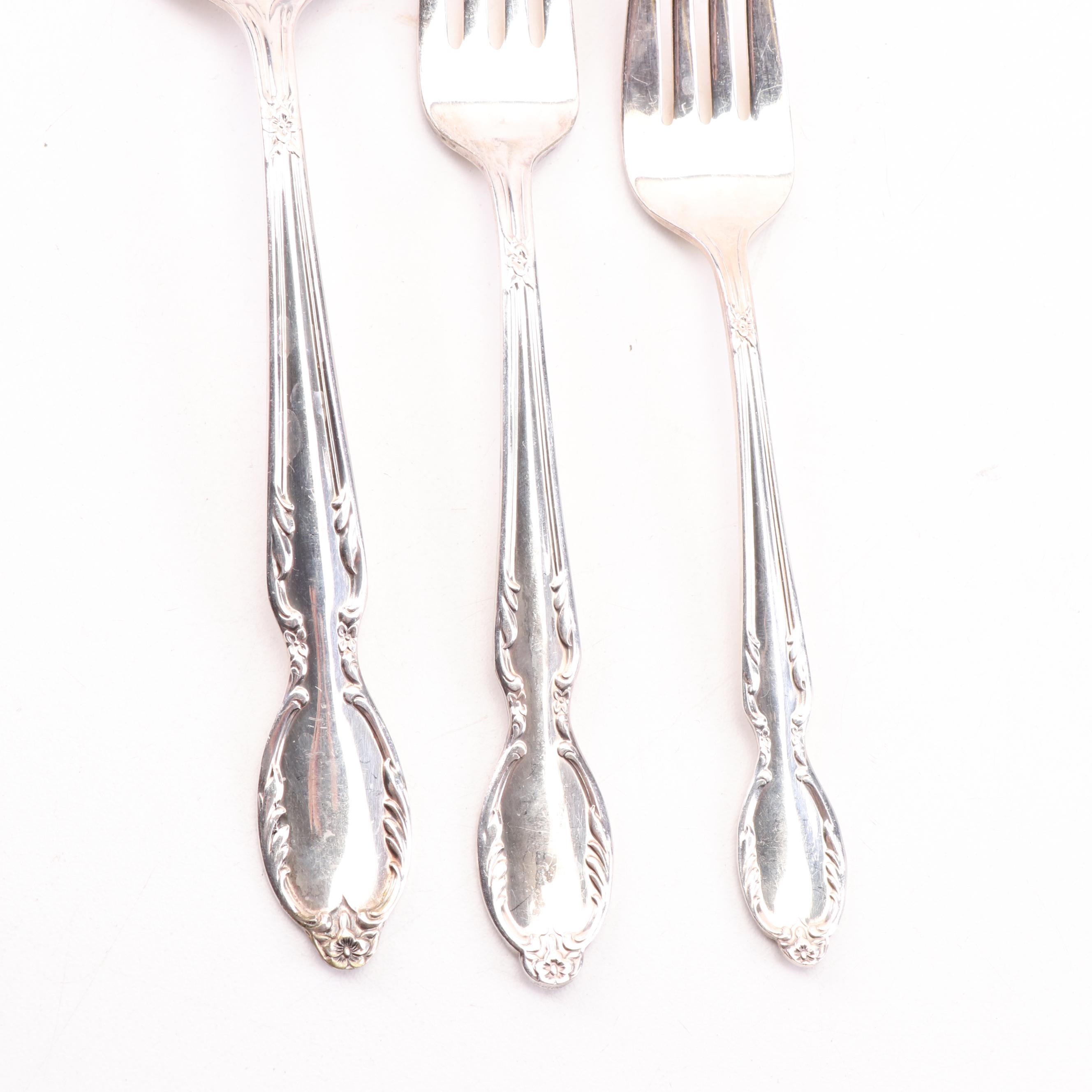 Rogers Bros. "Original Rogers" Silver Plated Flatware Set for Eight