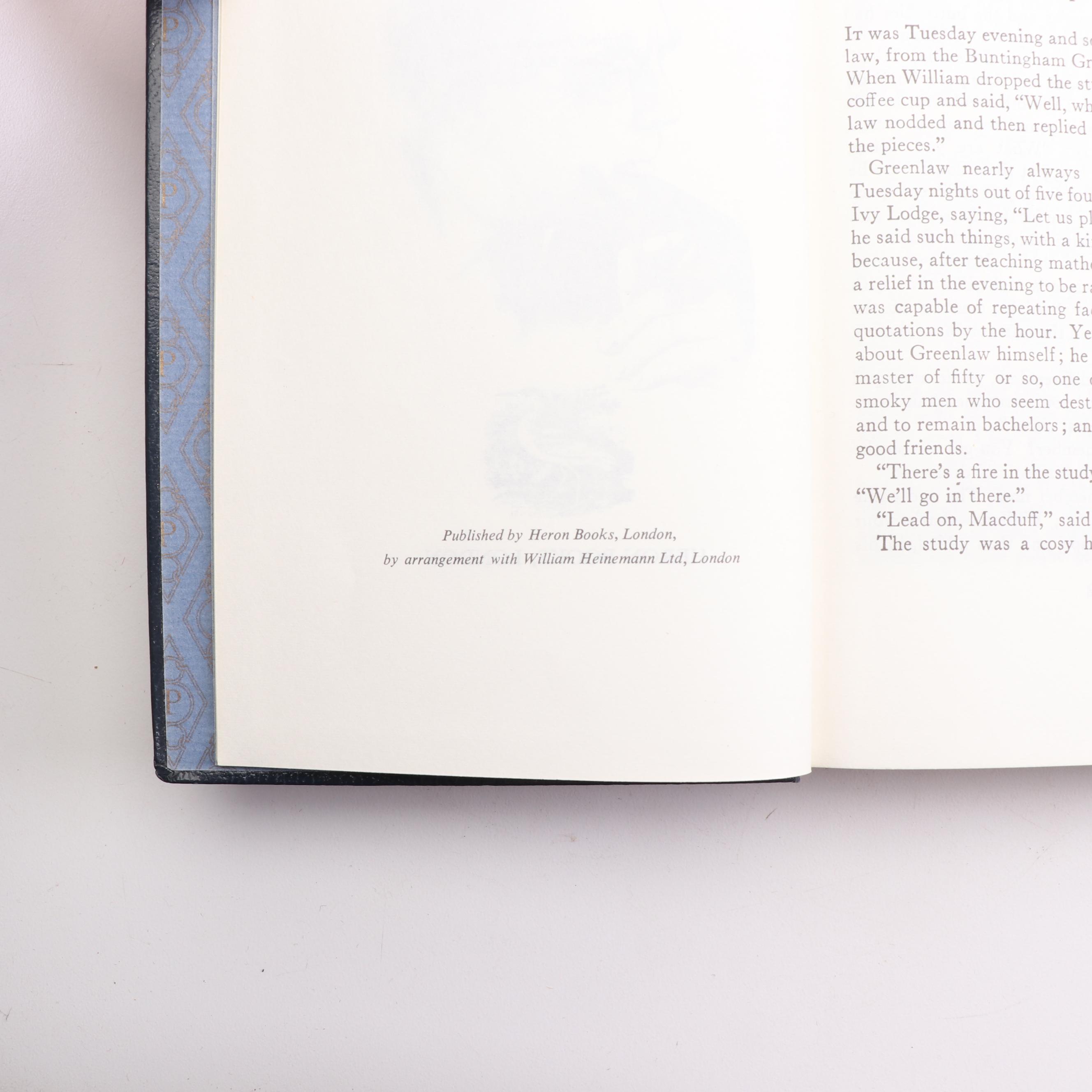 Works by J. B. Priestly in Gilt Leather Bindings, 1960