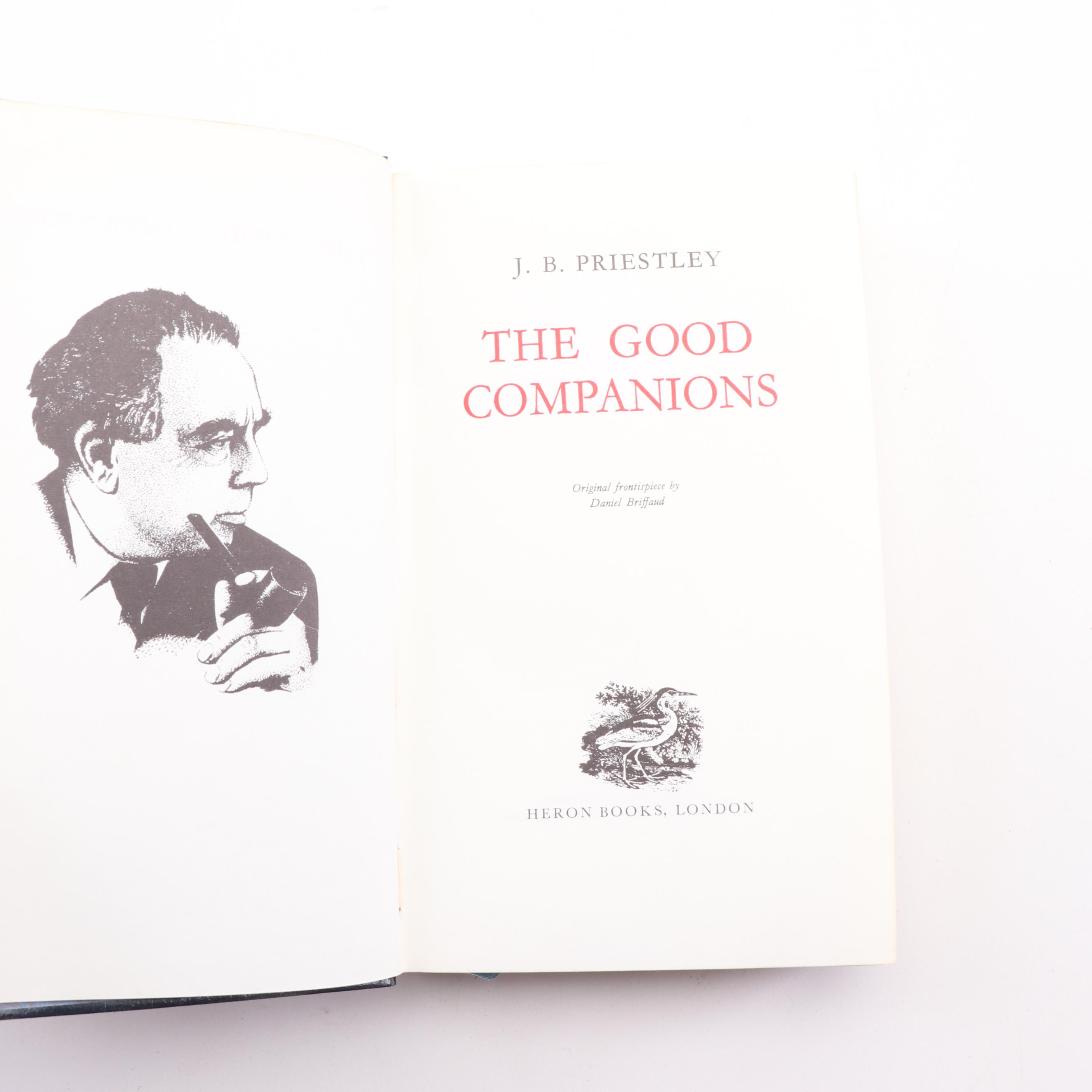 Works by J. B. Priestly in Gilt Leather Bindings, 1960