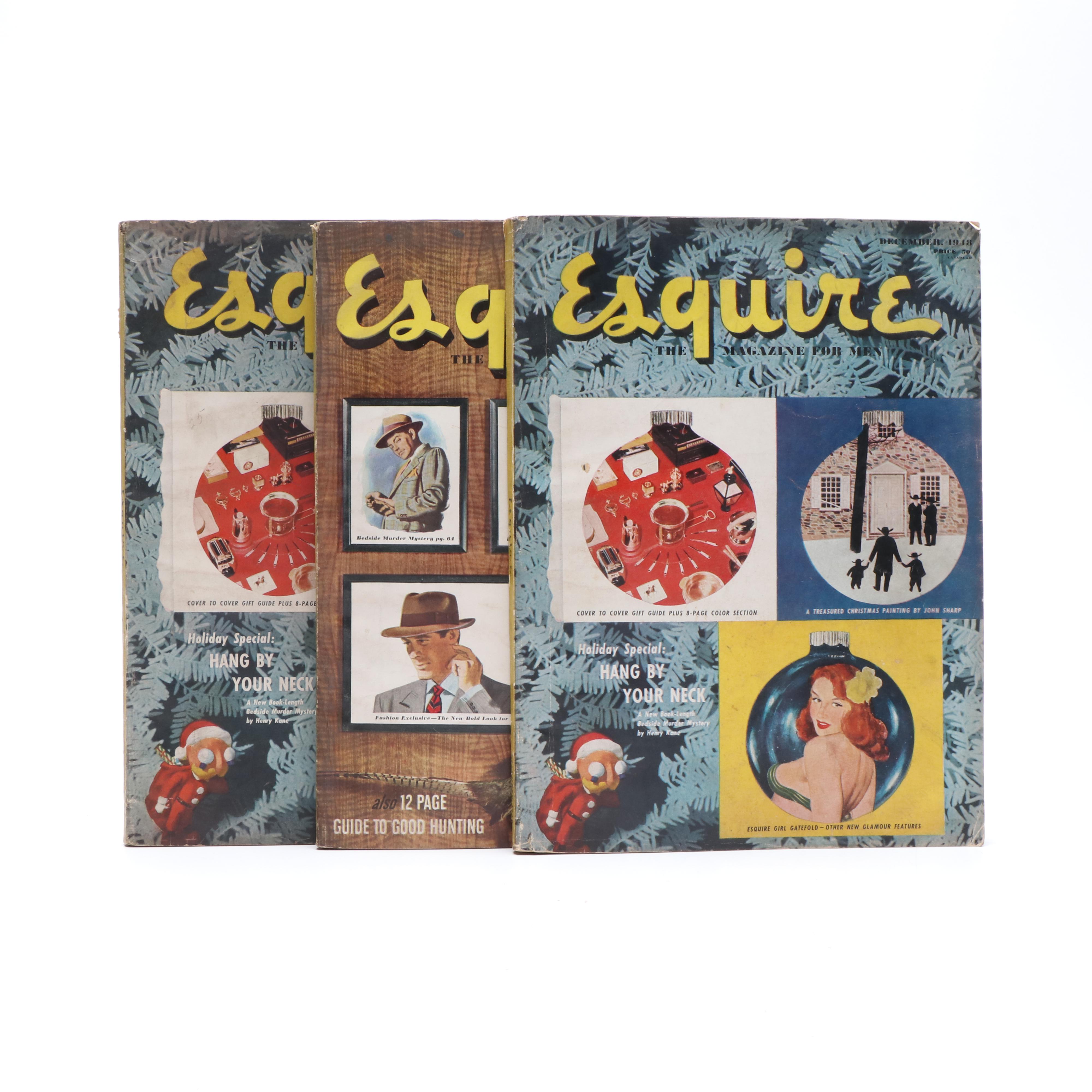 "Esquire" Magazines, Circa 1940s and 1950s