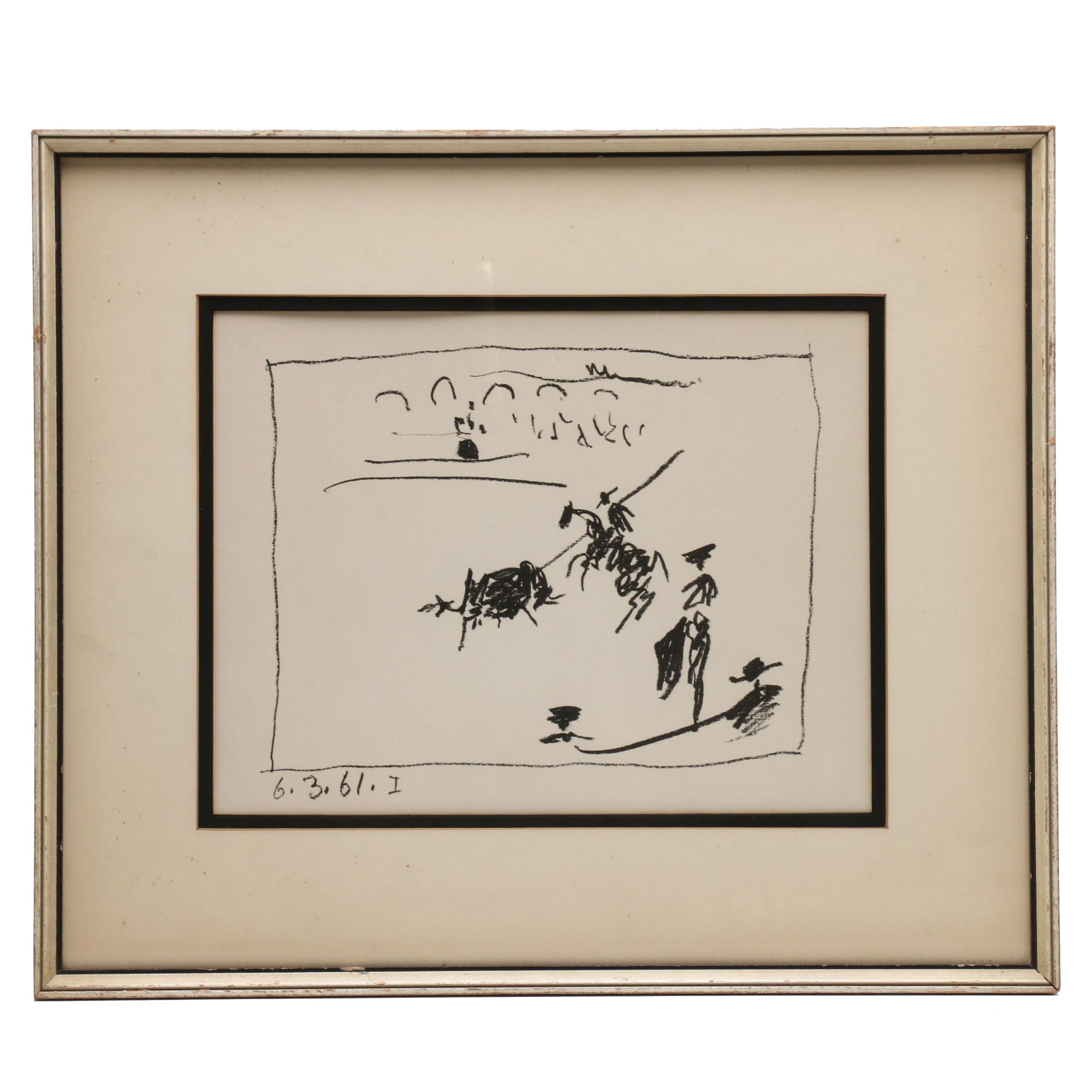 Pablo Picasso Lithograph  "La Pique (I)"