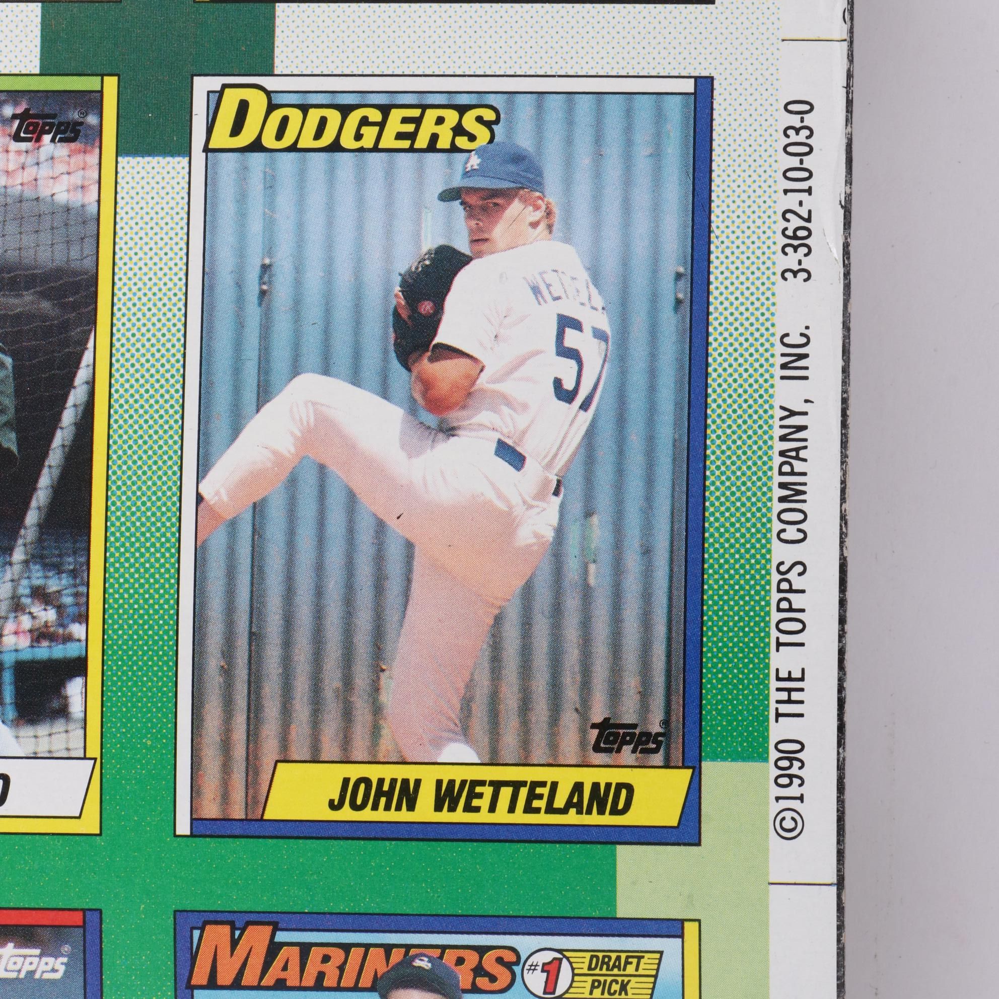 1990 Topps Uncut Baseball Card Sheets