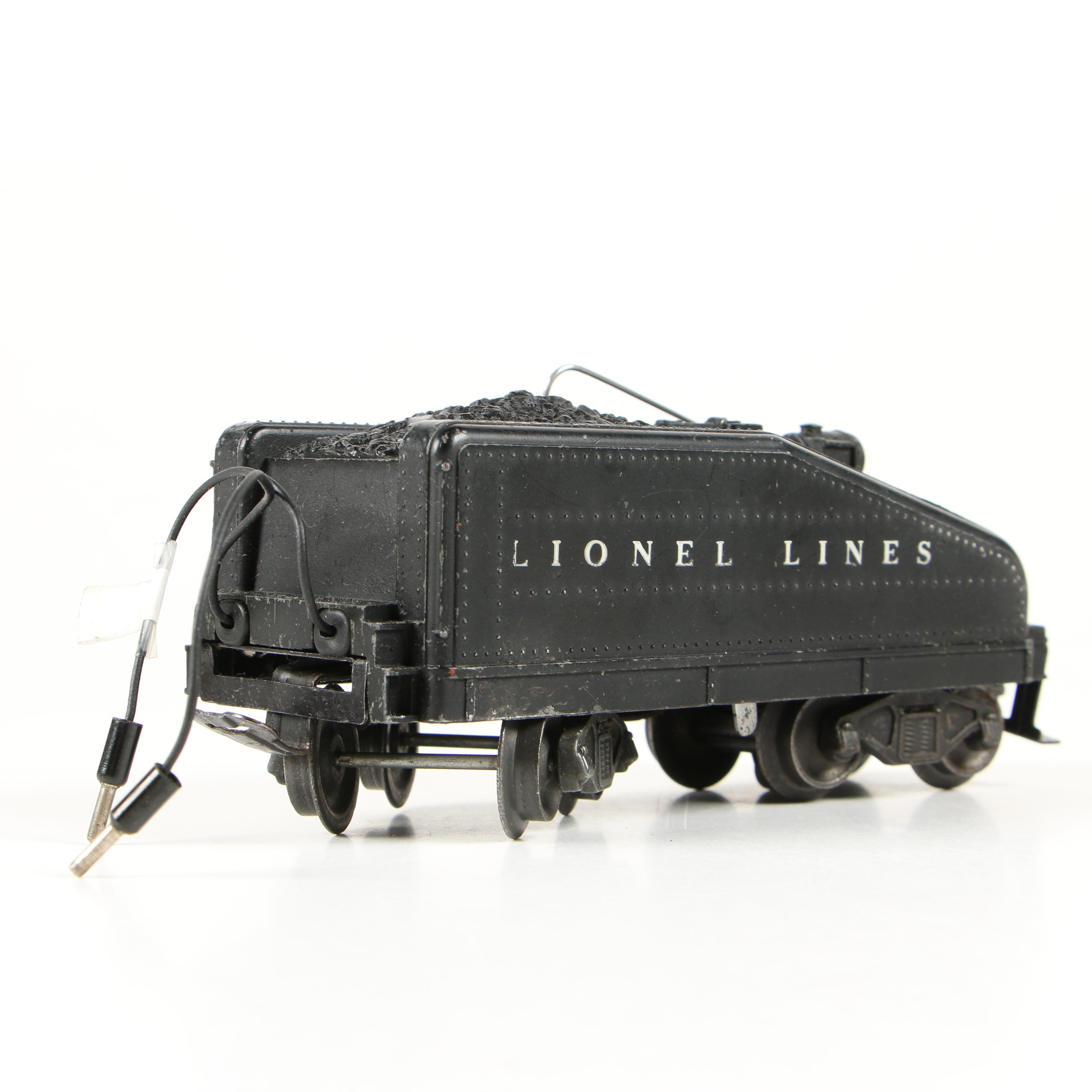 Lionel 1656 Steam Locomotive Switcher with 6403B Slope Back Tender, Late 1940s