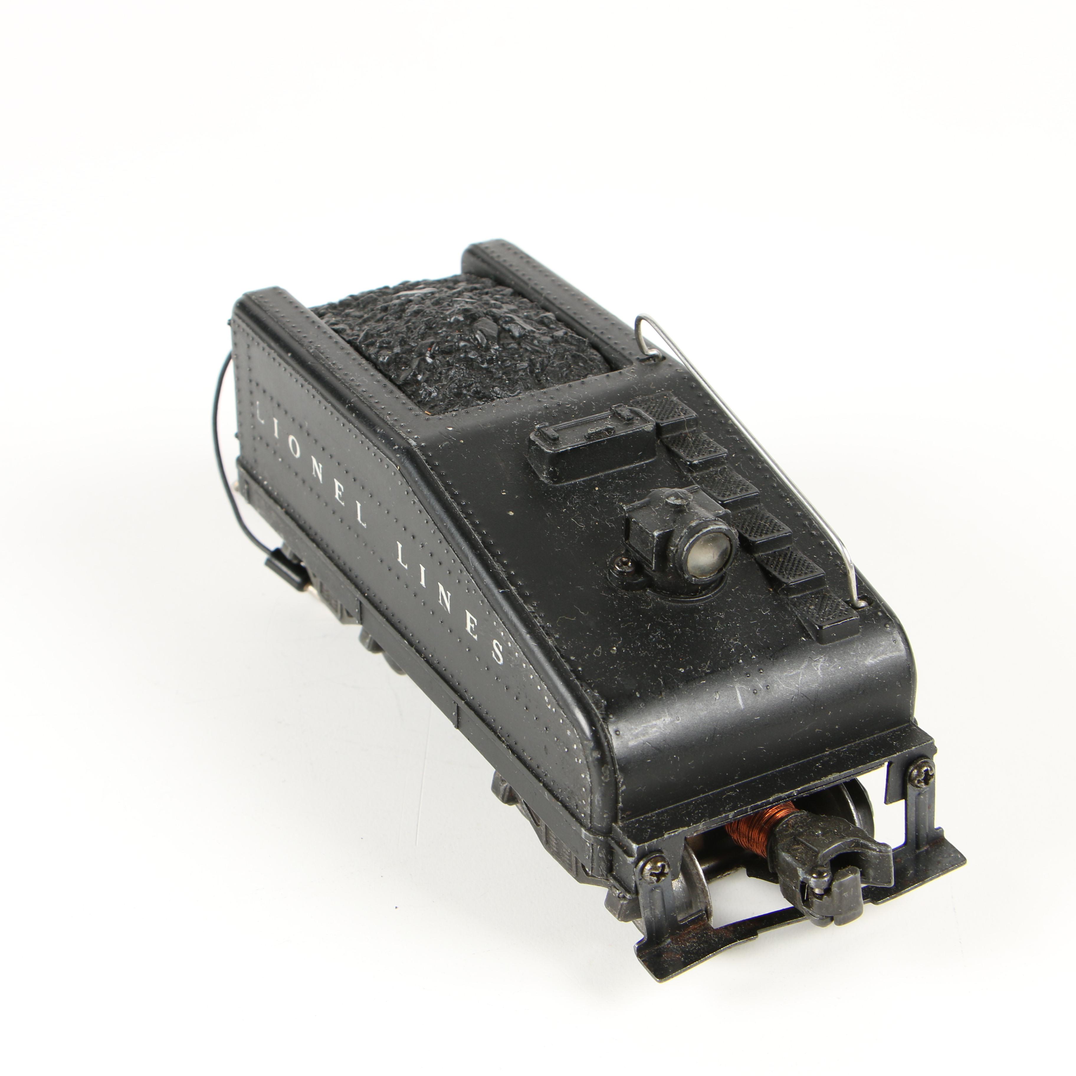 Lionel 1656 Steam Locomotive Switcher with 6403B Slope Back Tender, Late 1940s