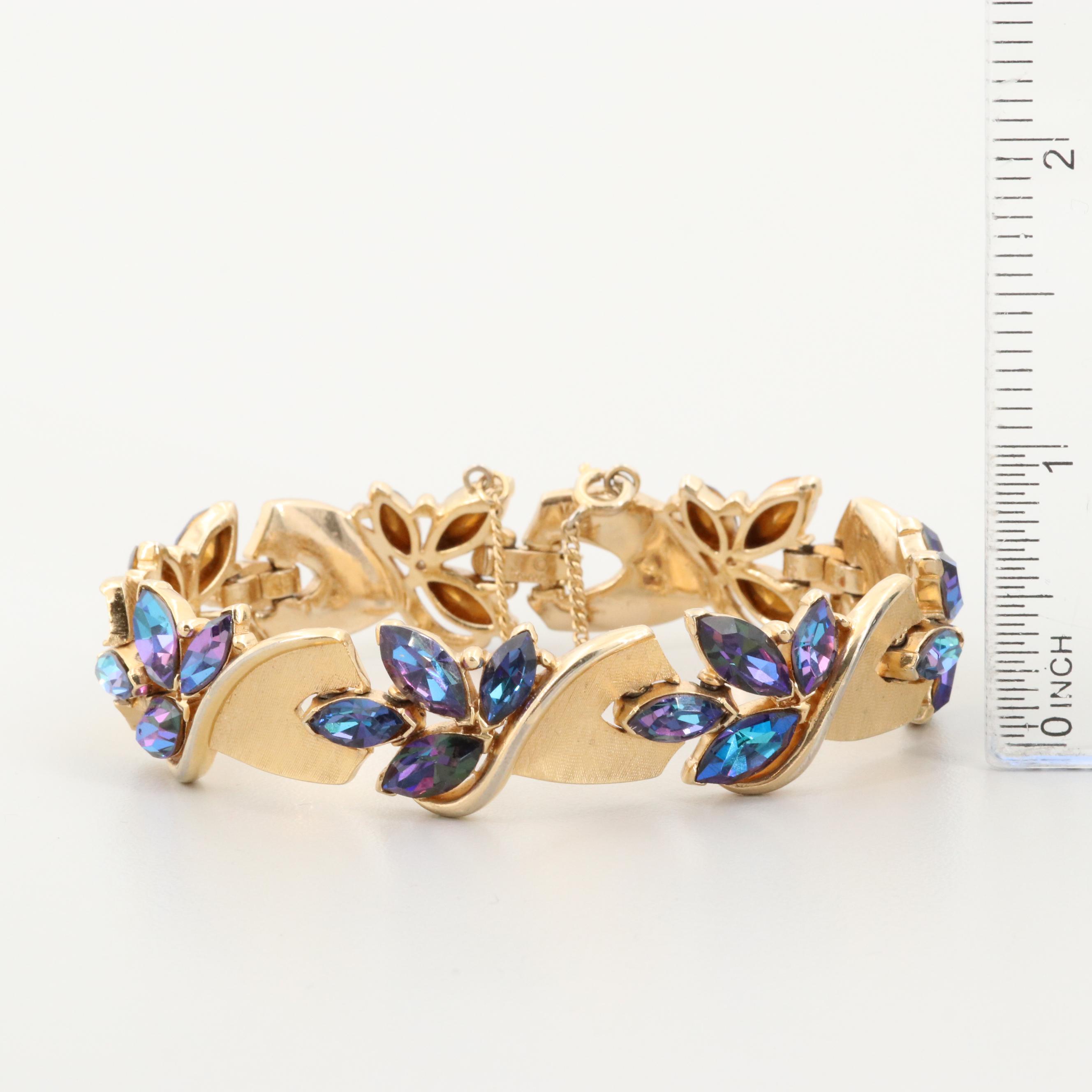 Circa 1950s Crown Trifari Rhinestone Set