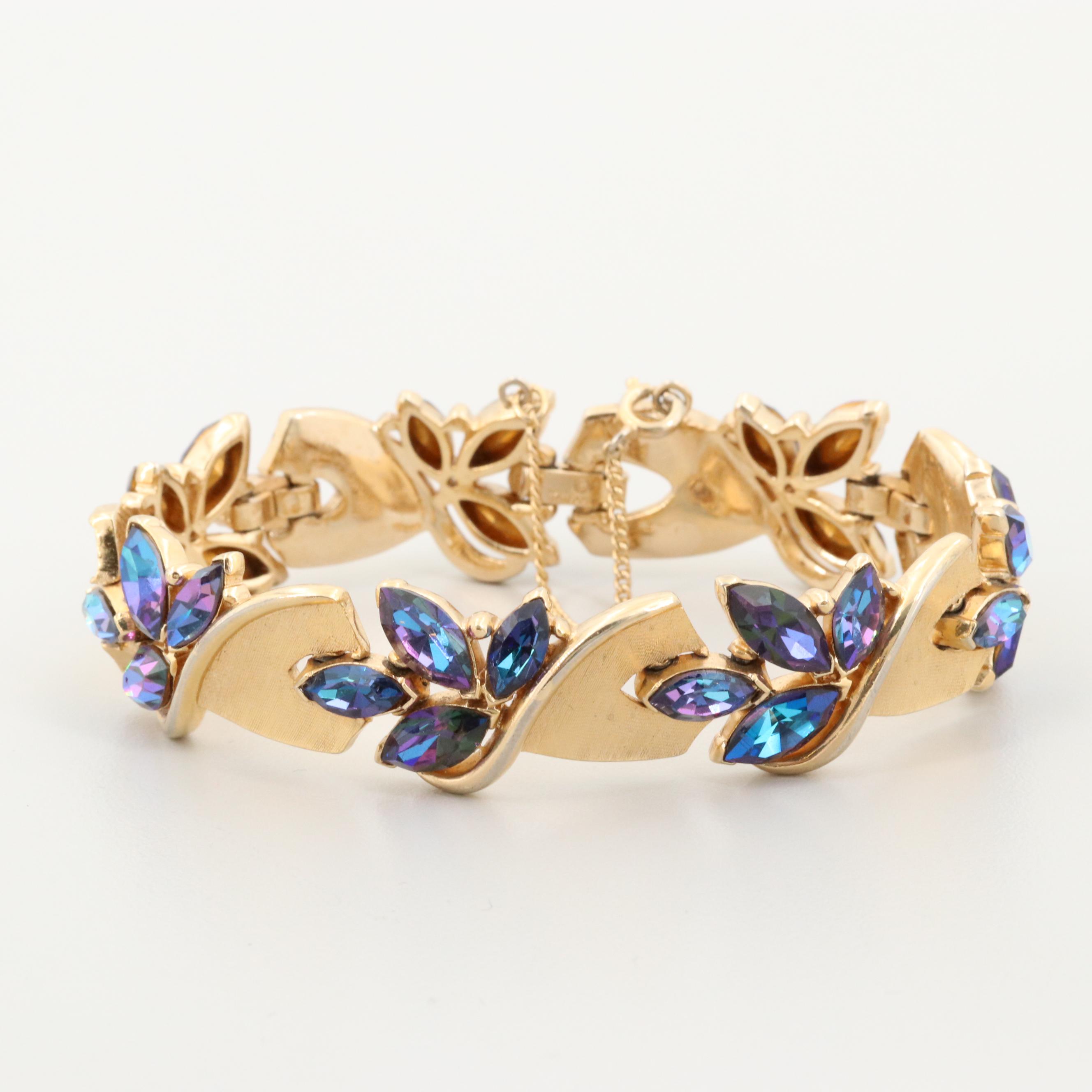 Circa 1950s Crown Trifari Rhinestone Set