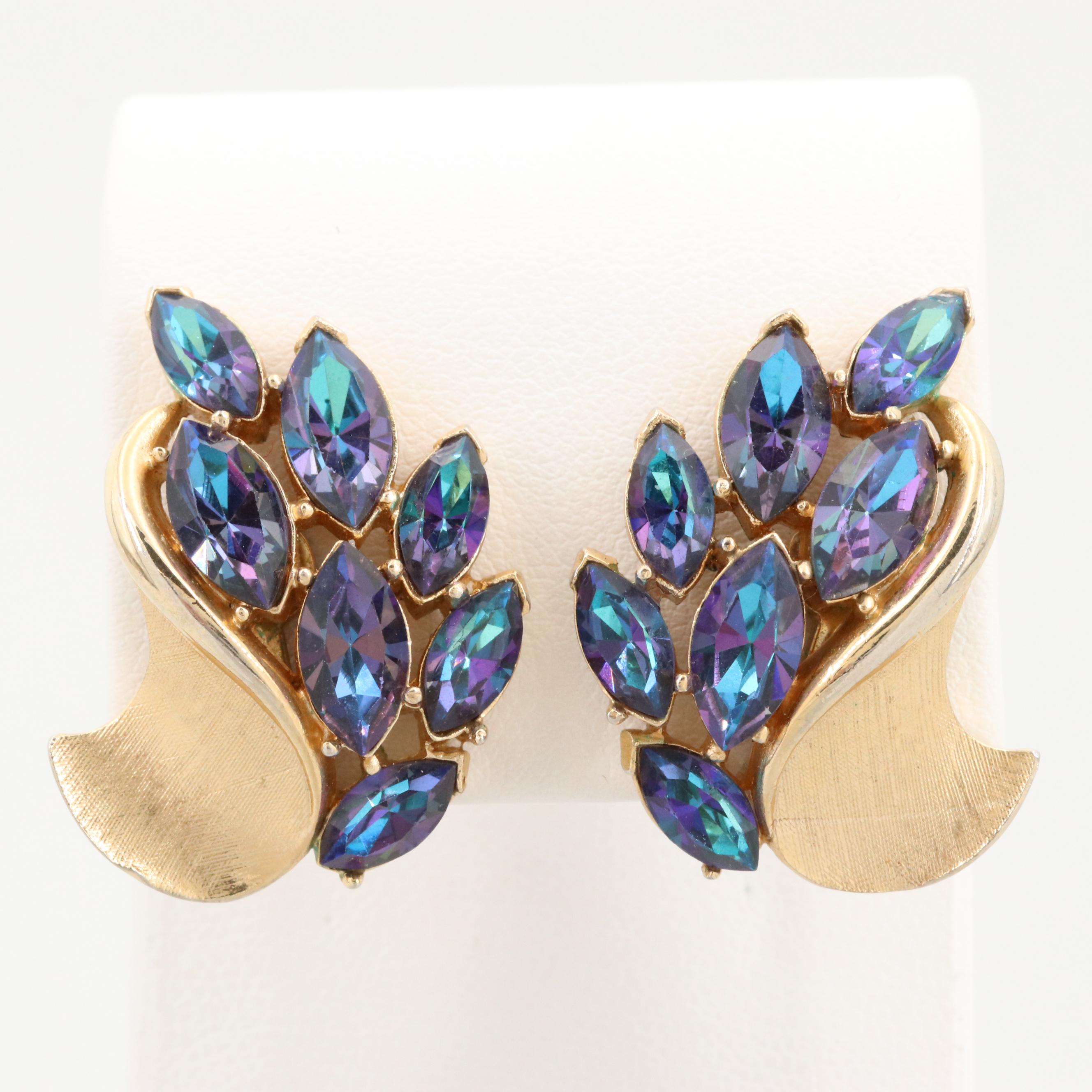 Circa 1950s Crown Trifari Rhinestone Set