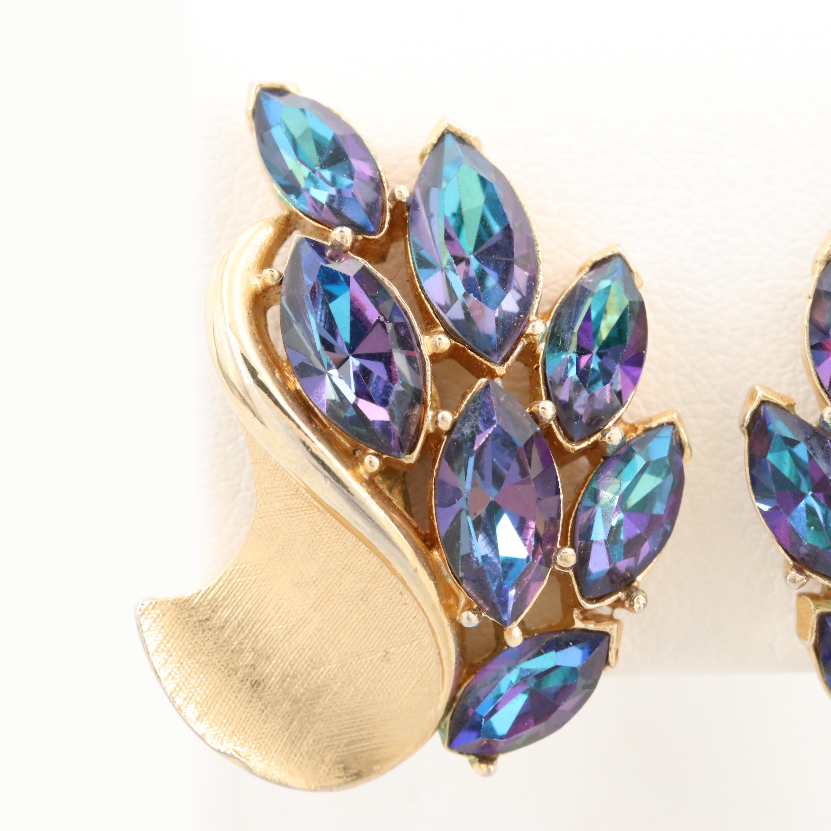 Circa 1950s Crown Trifari Rhinestone Set