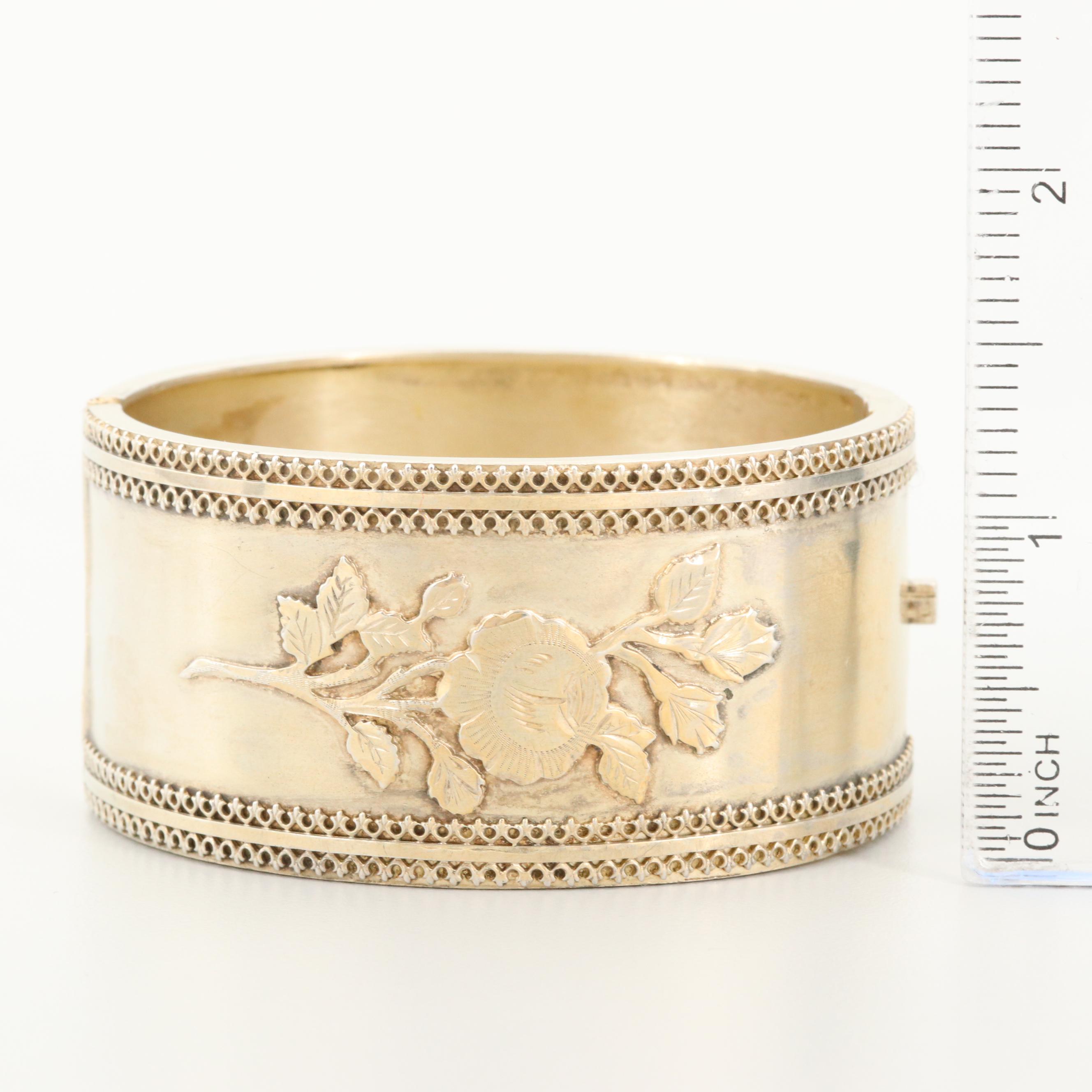 Victorian Robert James Dick Sterling Silver Bracelet