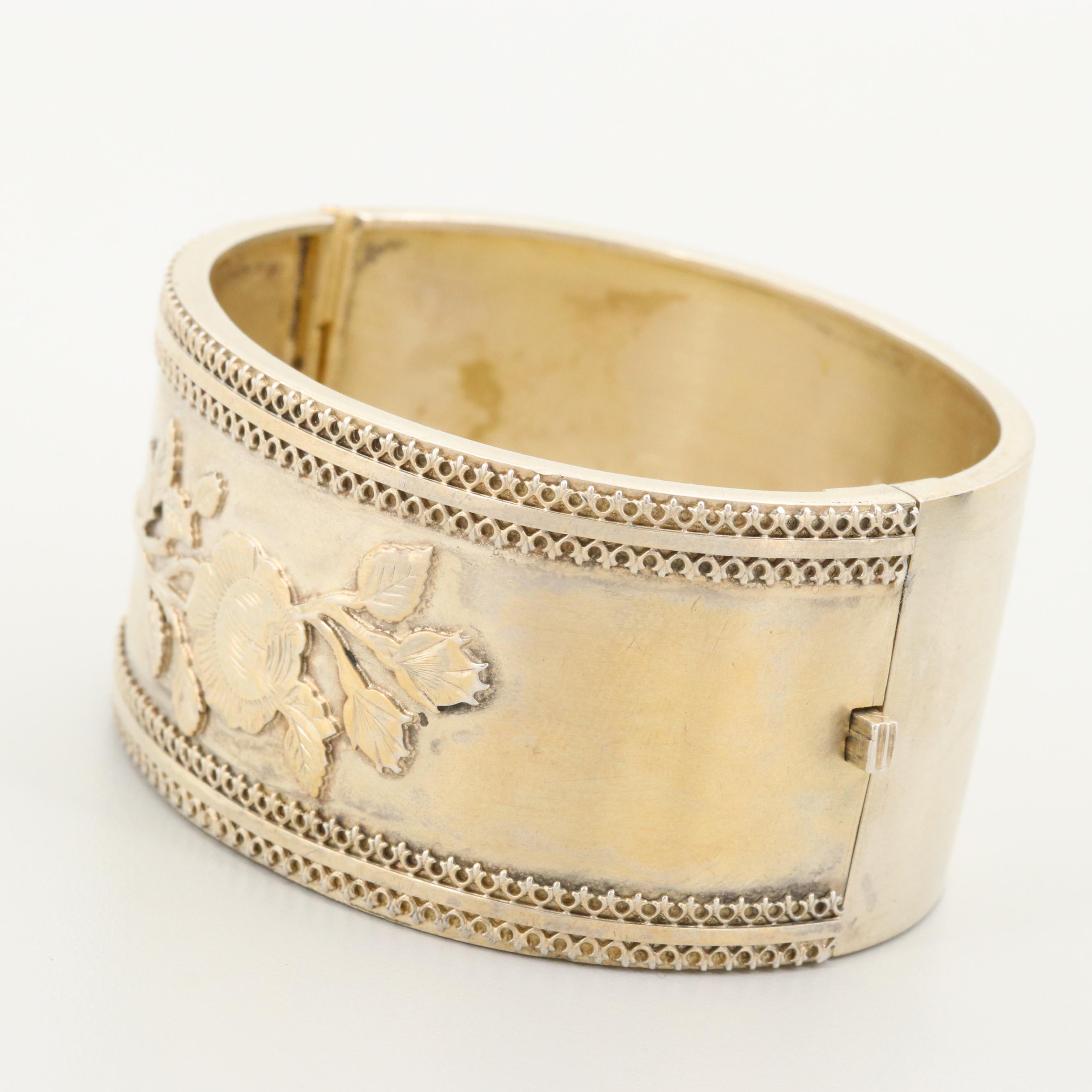 Victorian Robert James Dick Sterling Silver Bracelet