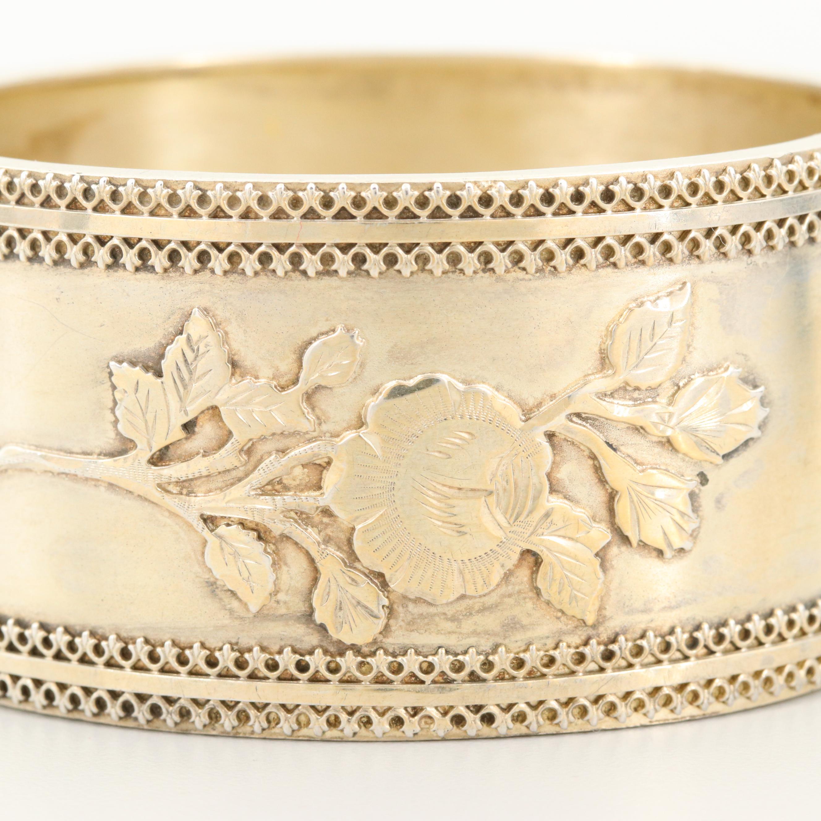 Victorian Robert James Dick Sterling Silver Bracelet