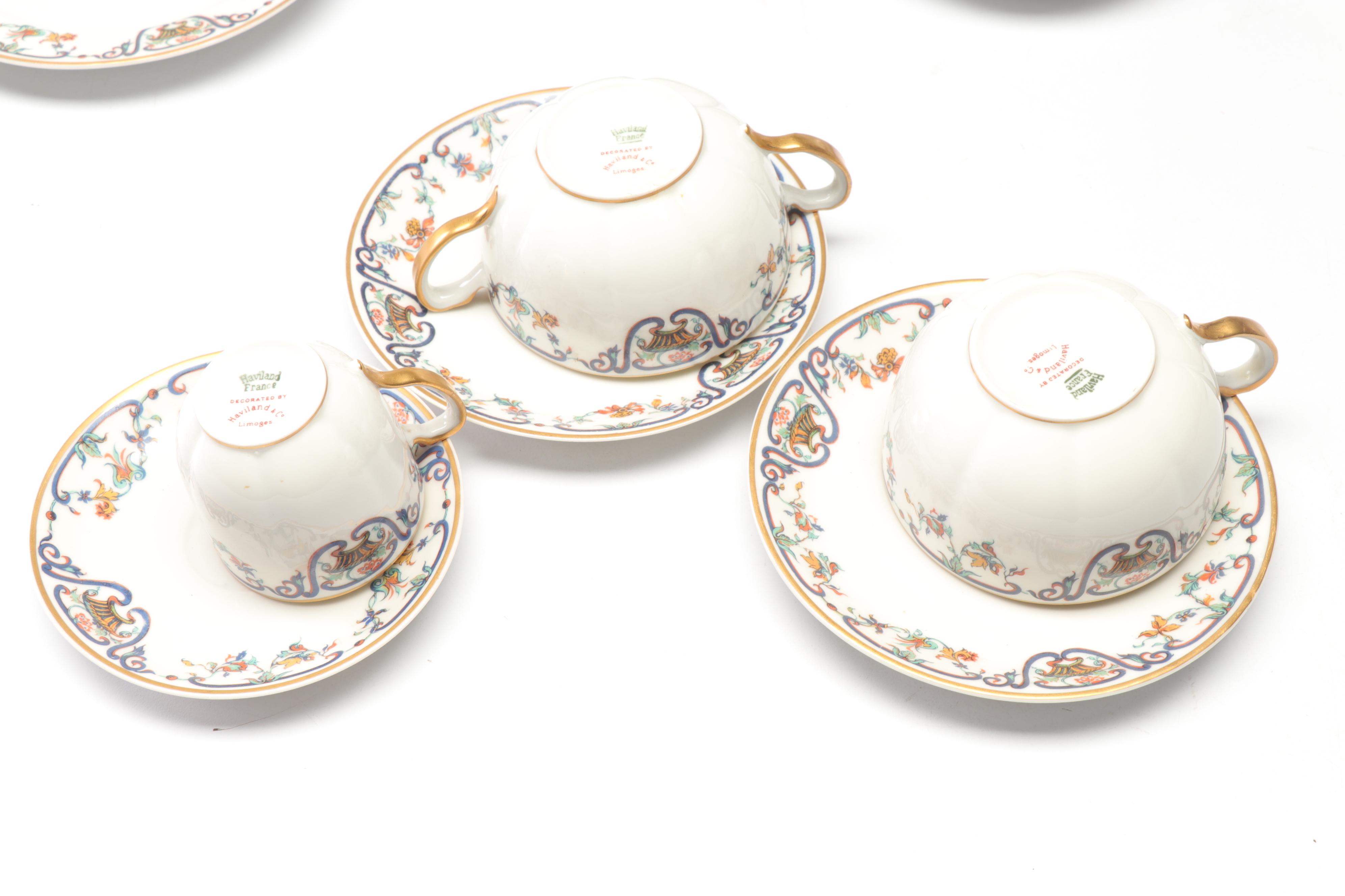 Haviland & Co. Limoges Porcelain Dinnerware