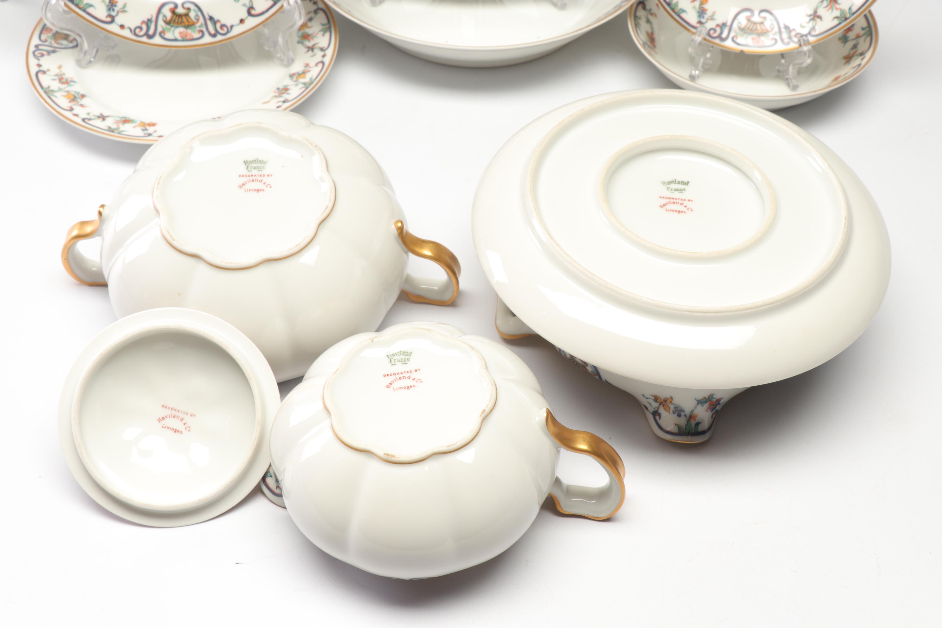 Haviland & Co. Limoges Porcelain Dinnerware