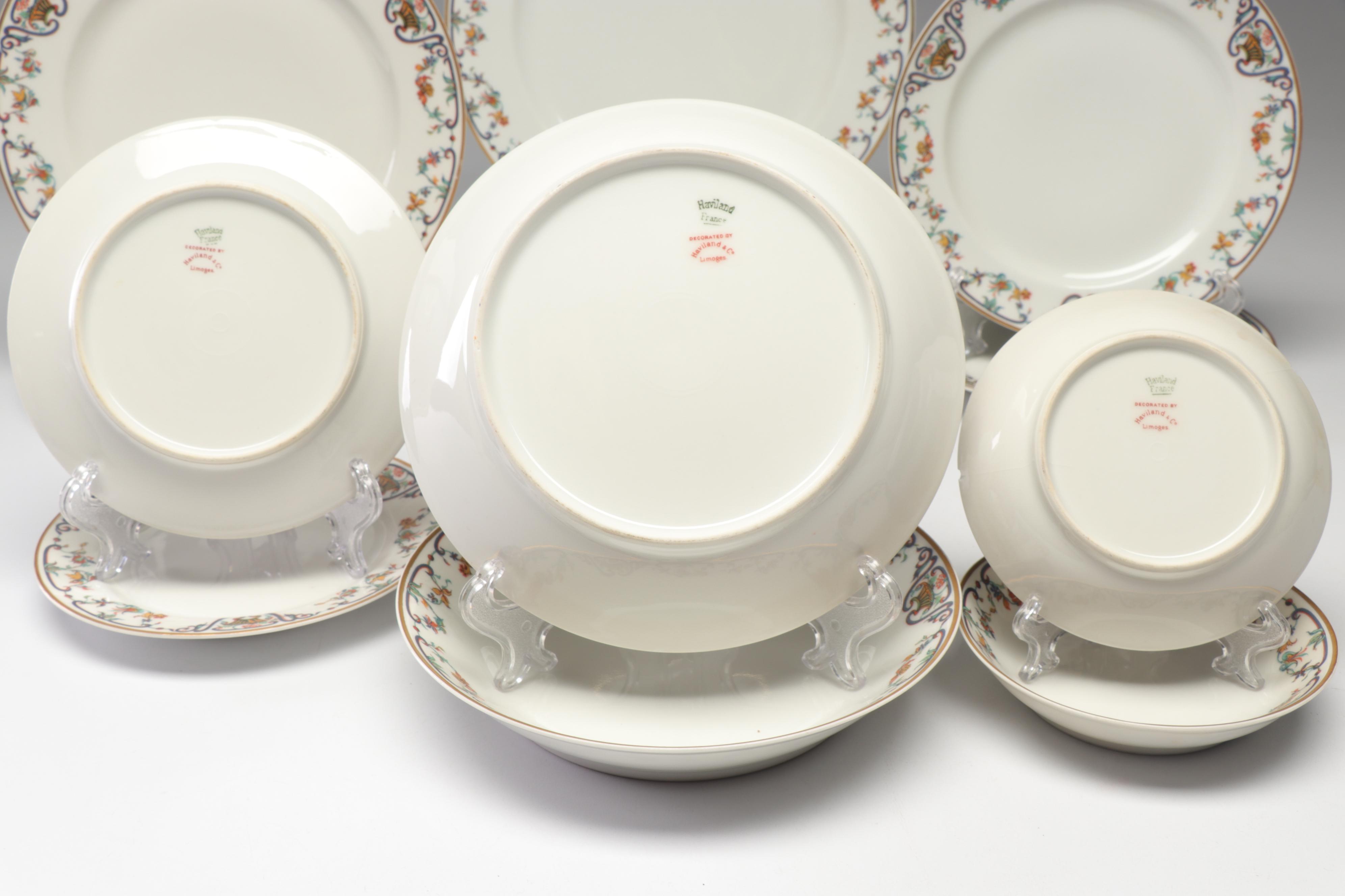Haviland & Co. Limoges Porcelain Dinnerware