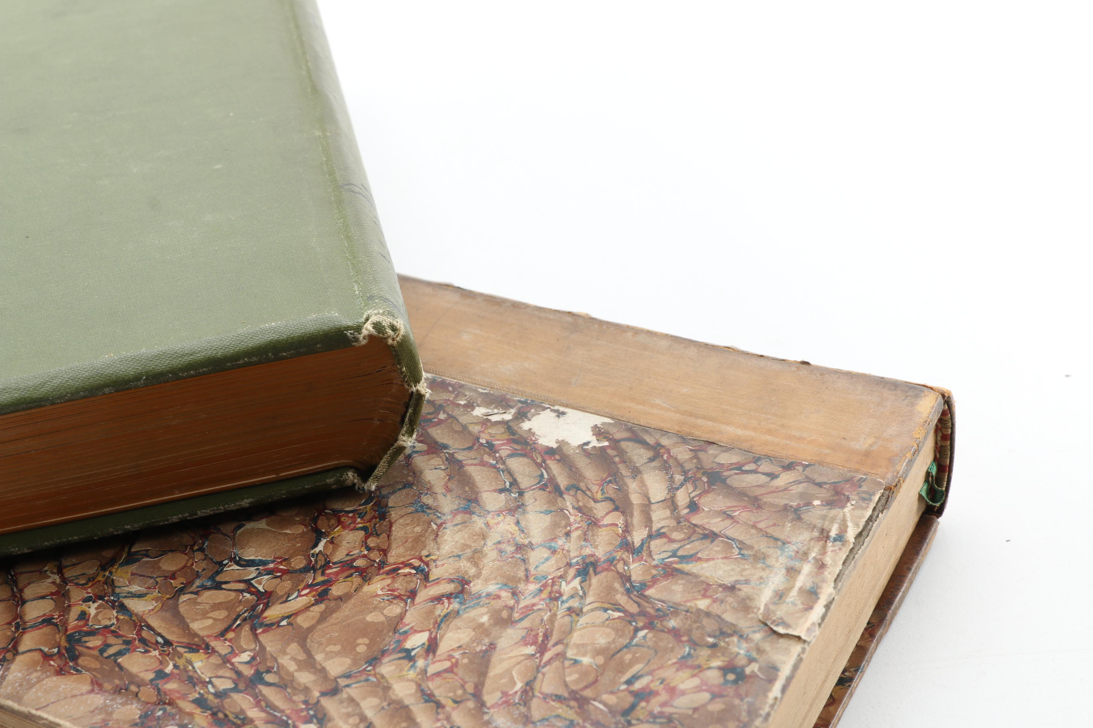 Antique Hunting Books including "Woods and Lakes of Maine"