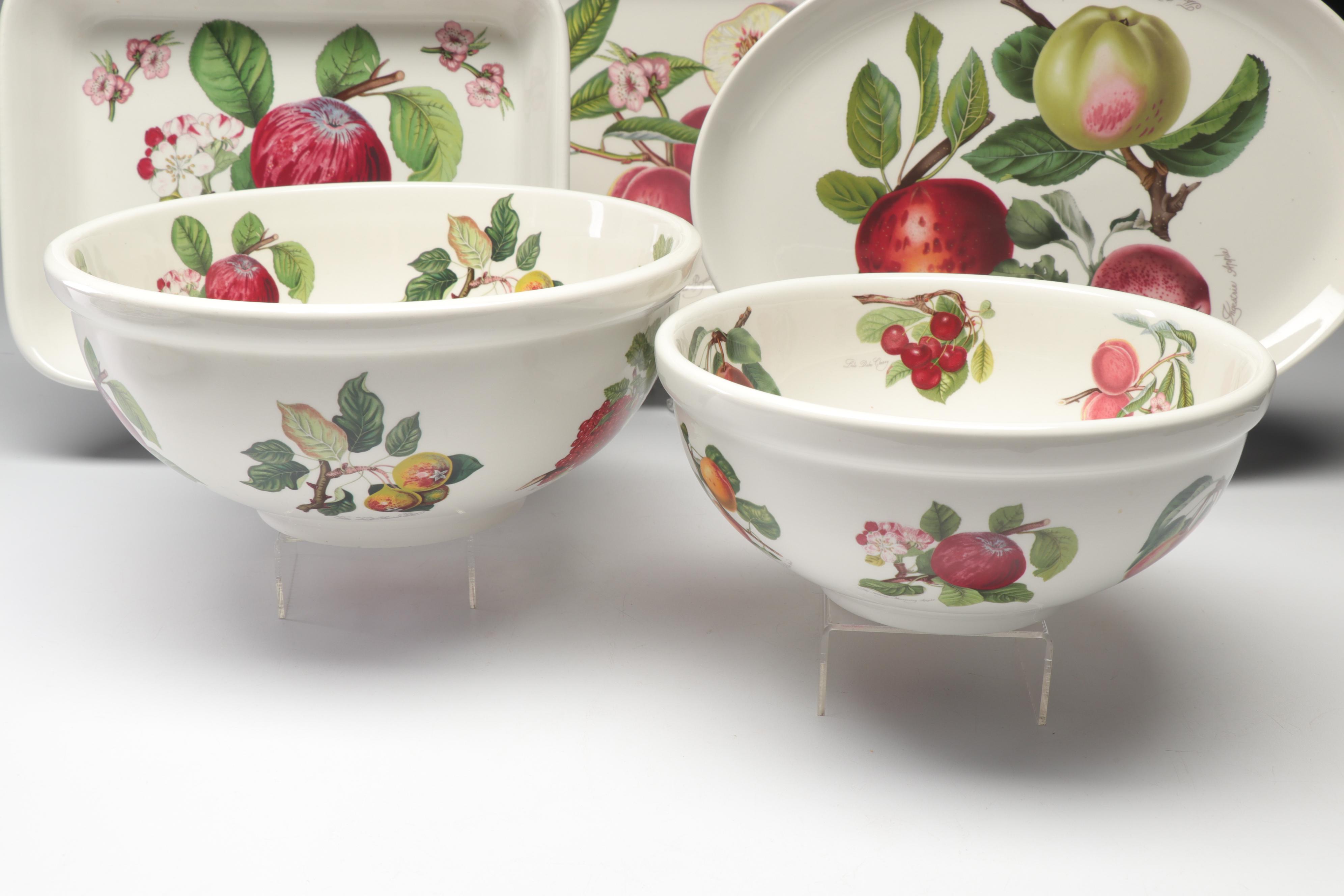 Portmeirion "Pomona" Ceramic Bakeware and Tableware