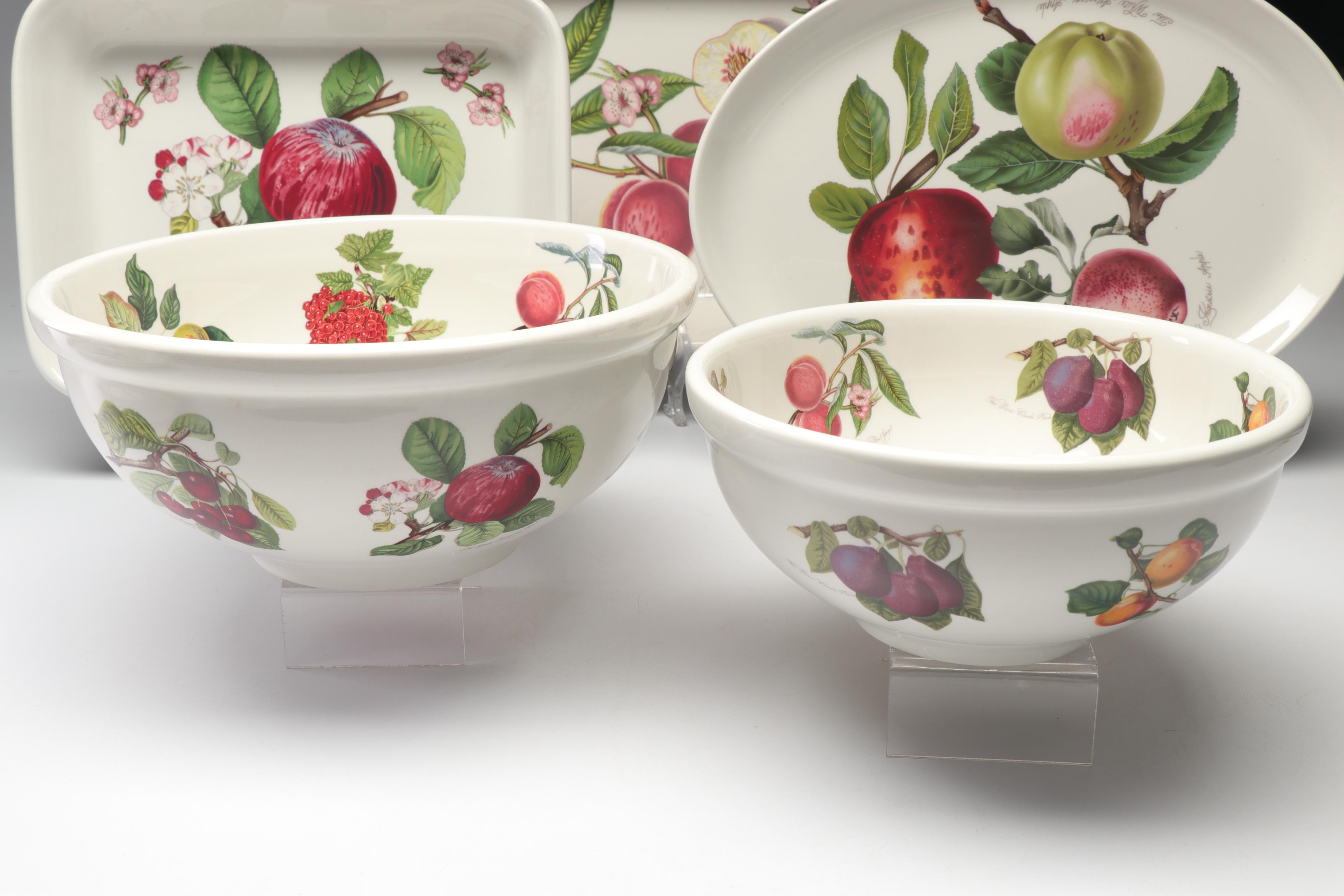 Portmeirion "Pomona" Ceramic Bakeware and Tableware