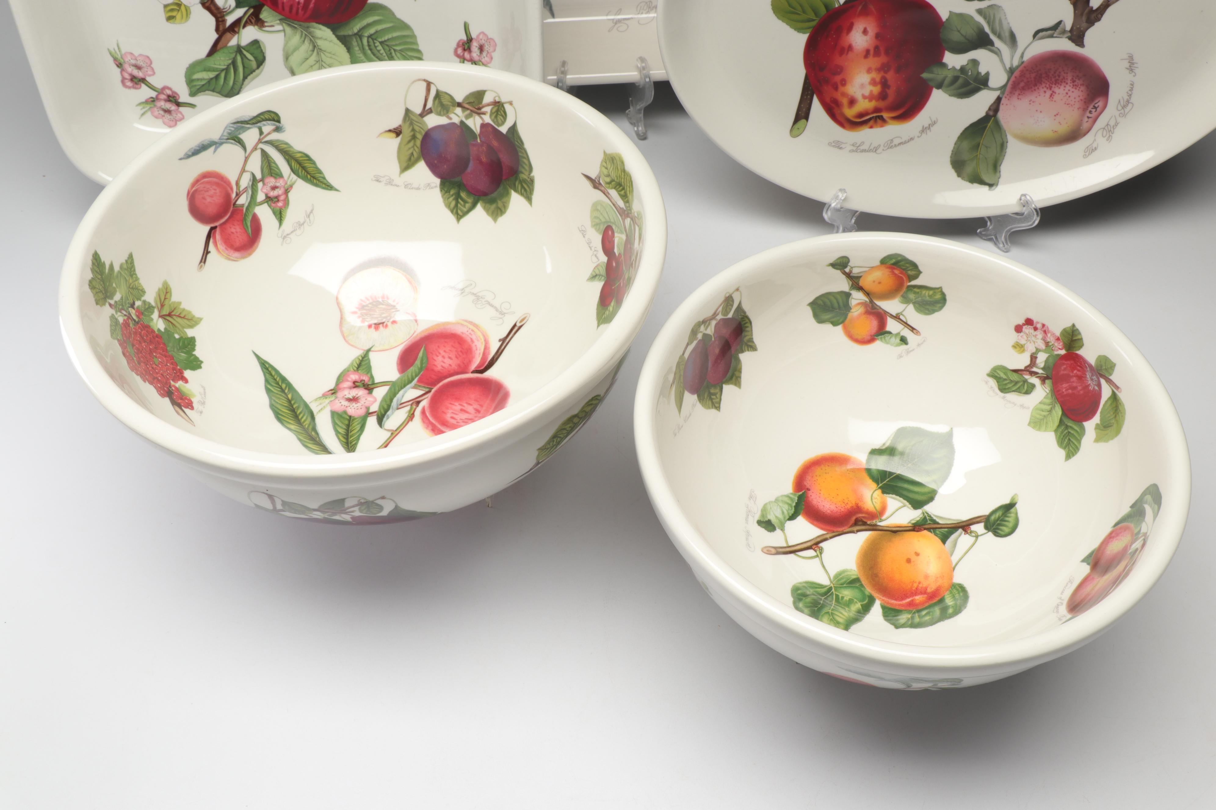 Portmeirion "Pomona" Ceramic Bakeware and Tableware