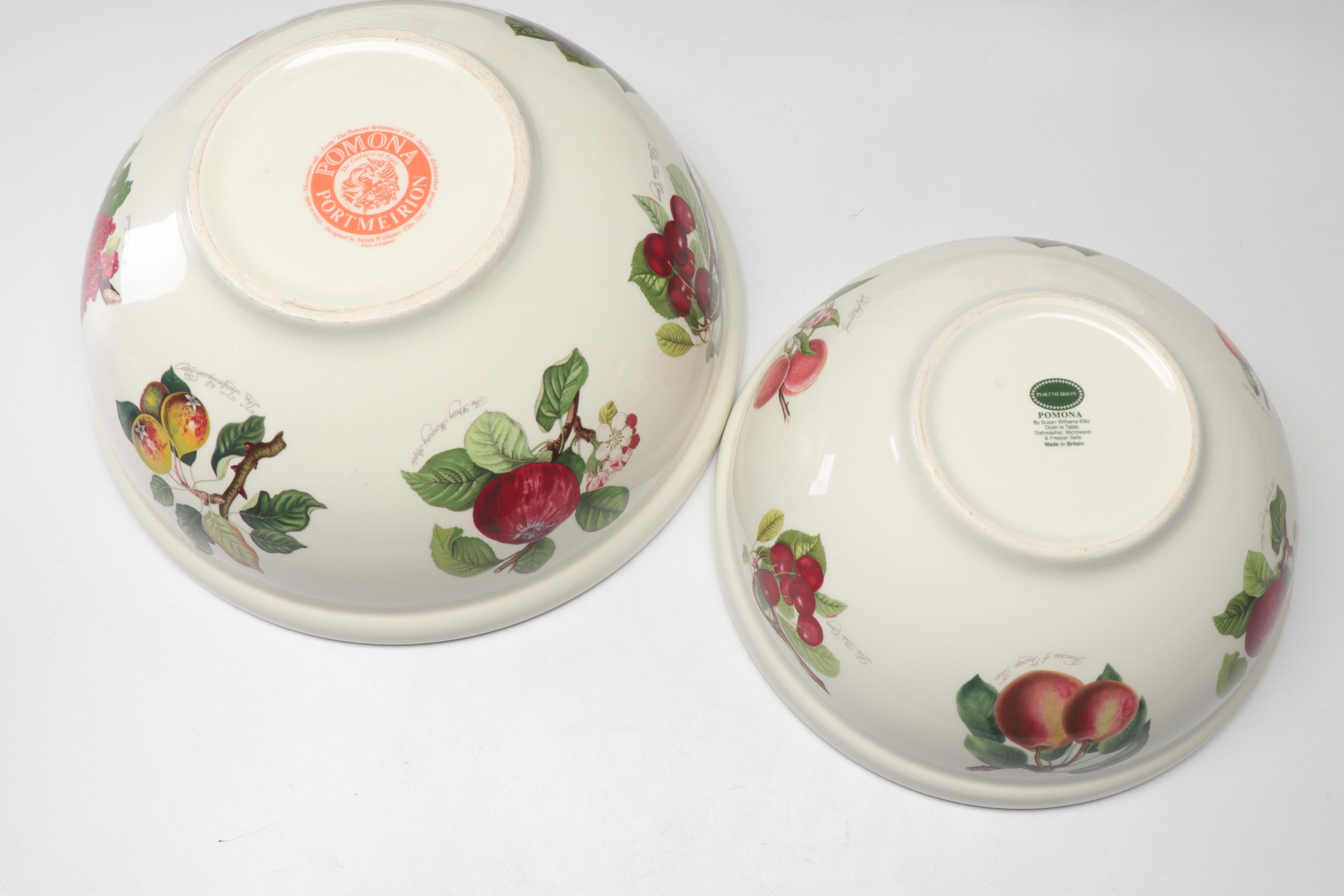 Portmeirion "Pomona" Ceramic Bakeware and Tableware