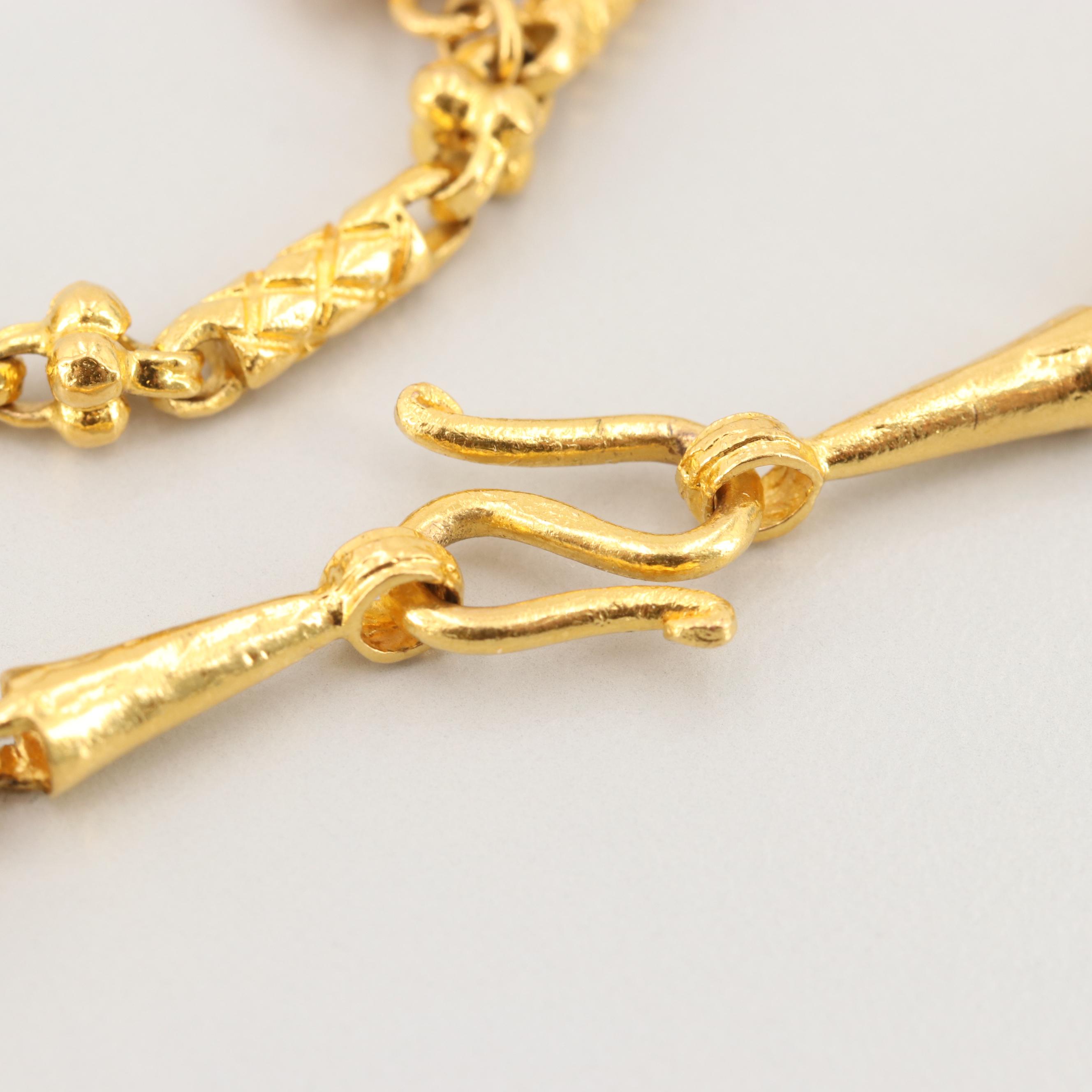 Open Work Design Heart Charm Bracelet