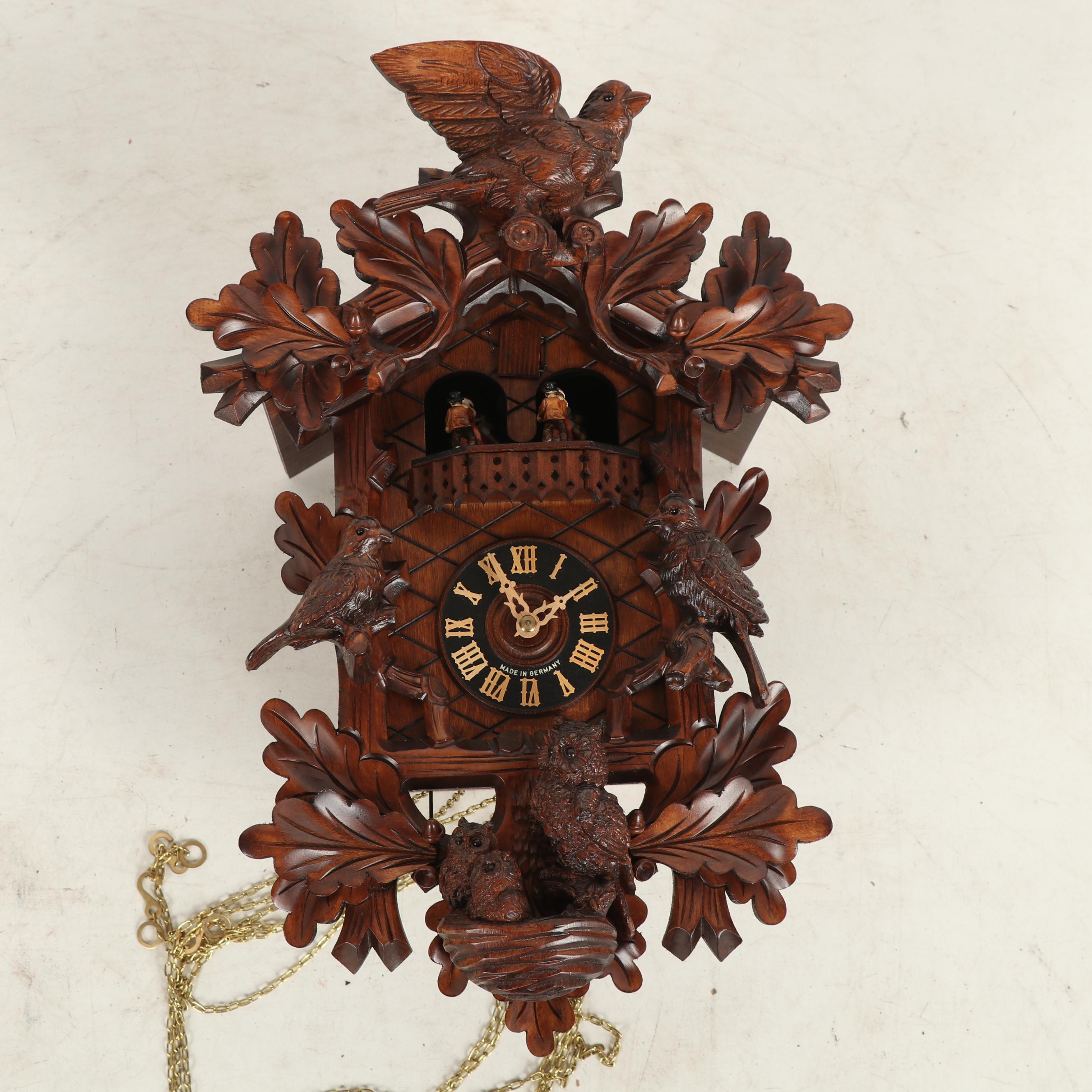 Hönes German Black Forest Cuckoo Clock with Swiss Musical Movement