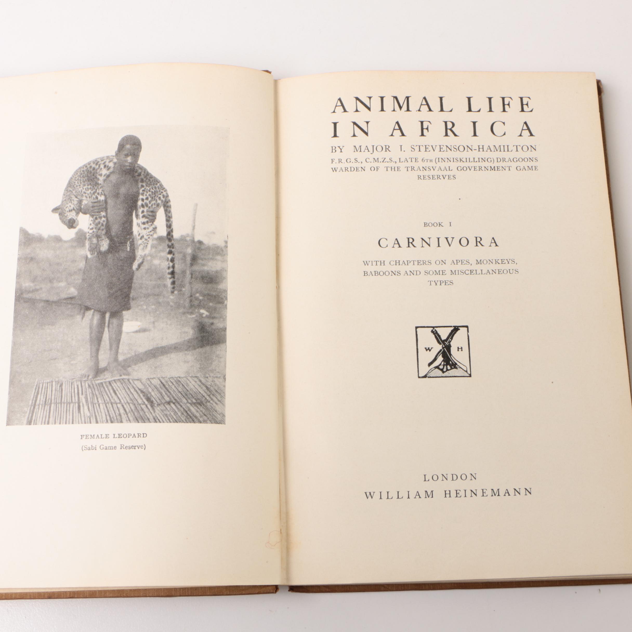 African Game featuring "Hunting Big Game in Africa" and More