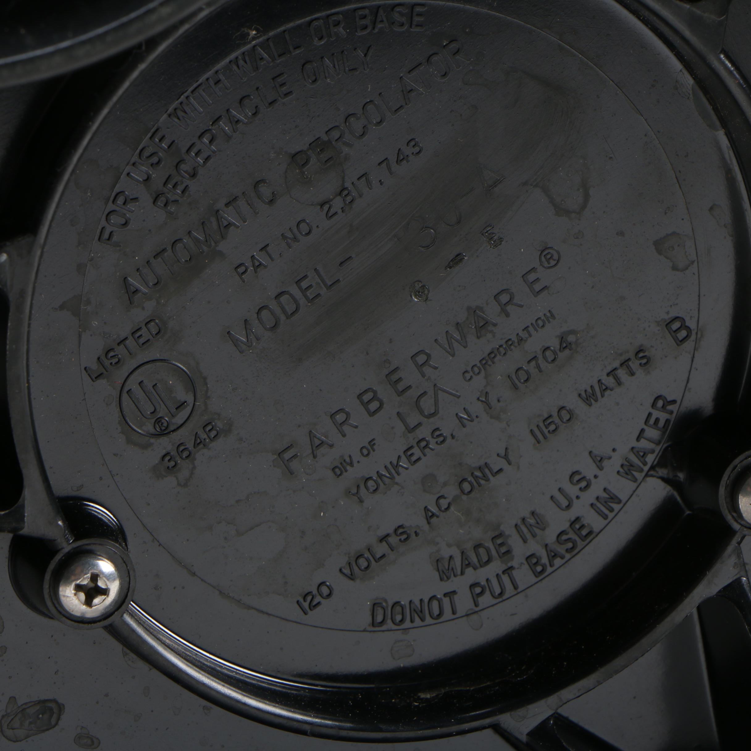 Farberware Stainless Steel Coffee Urn