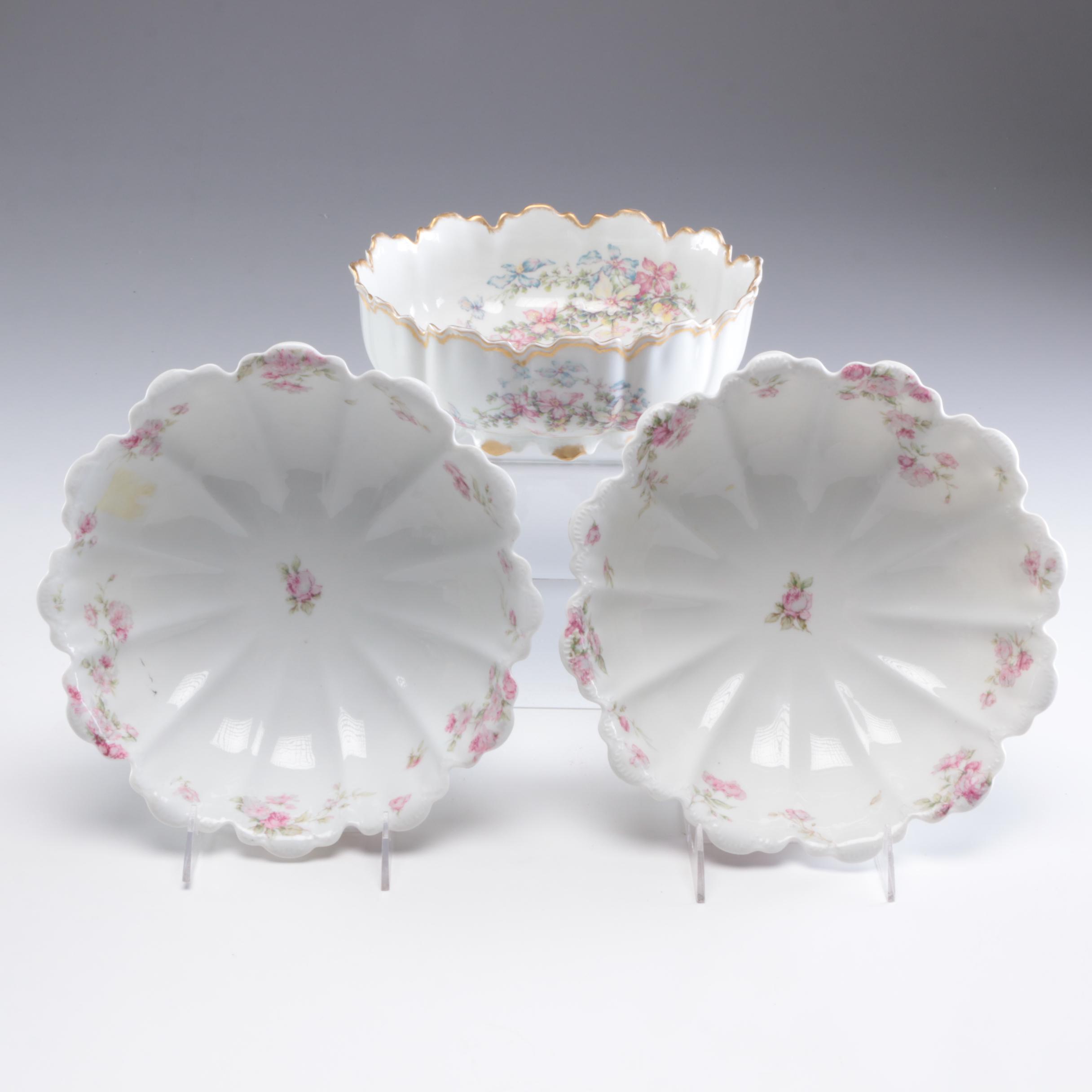 Haviland Limoges Porcelain Serving Bowls