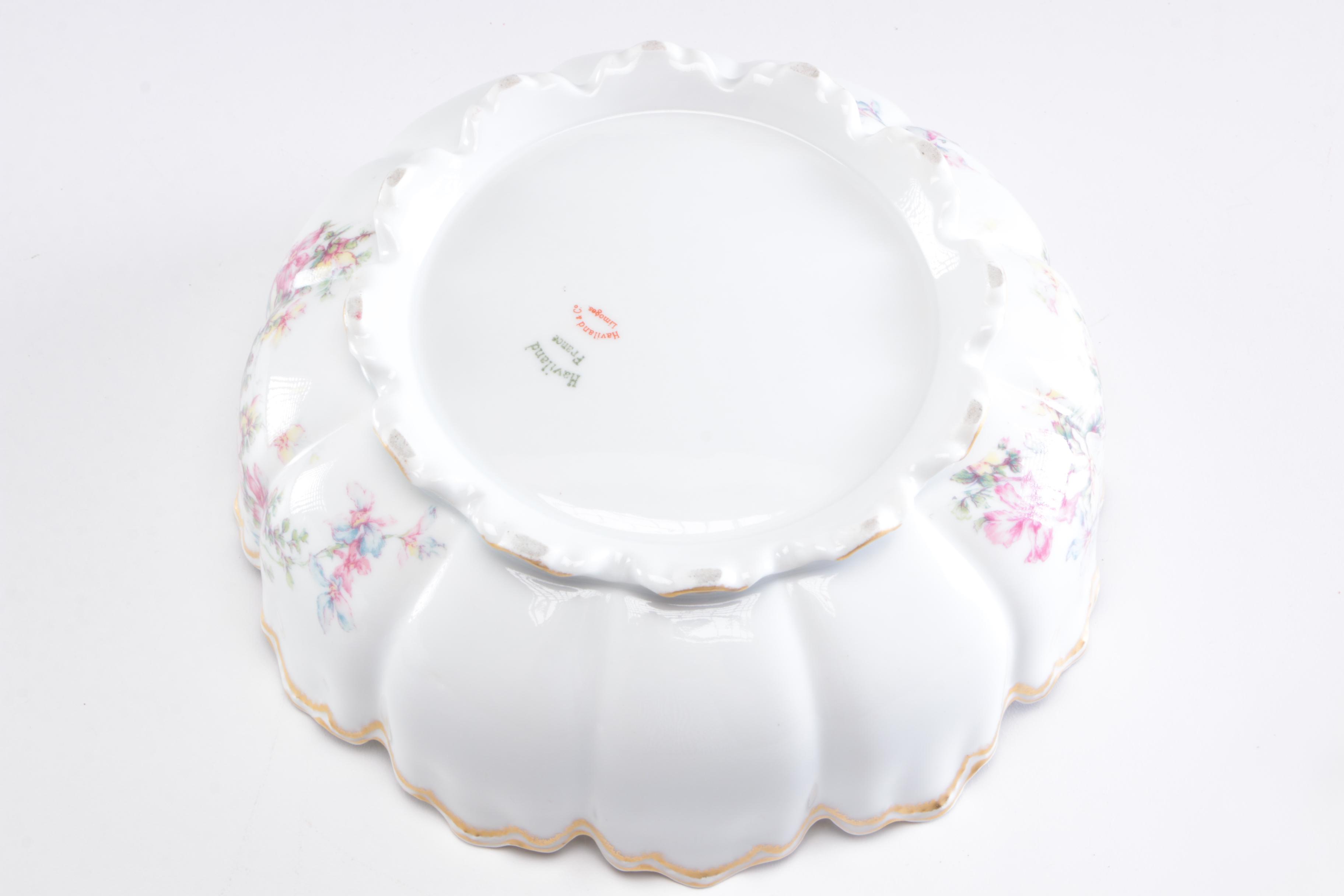Haviland Limoges Porcelain Serving Bowls