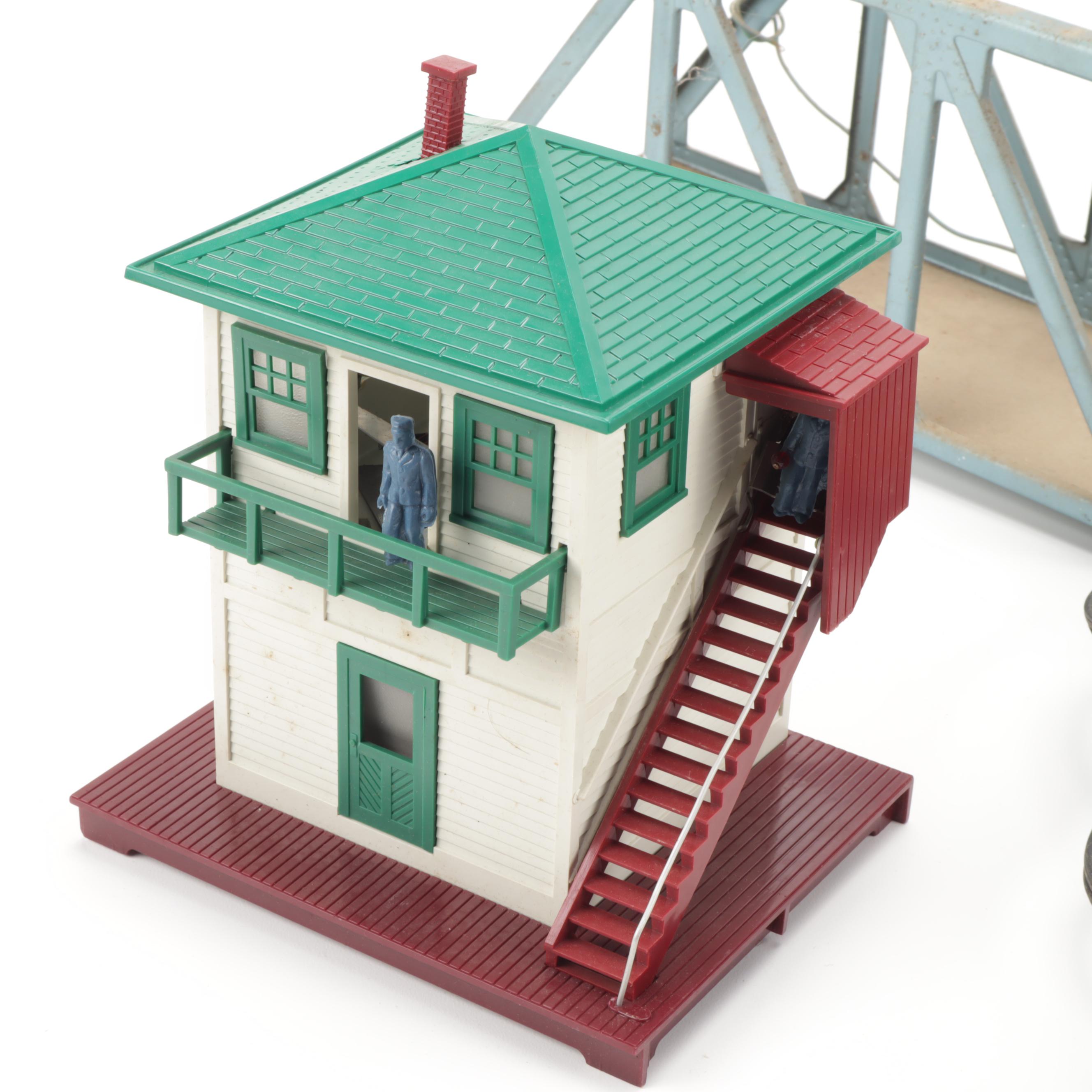 Model Train Bridge and Transformer