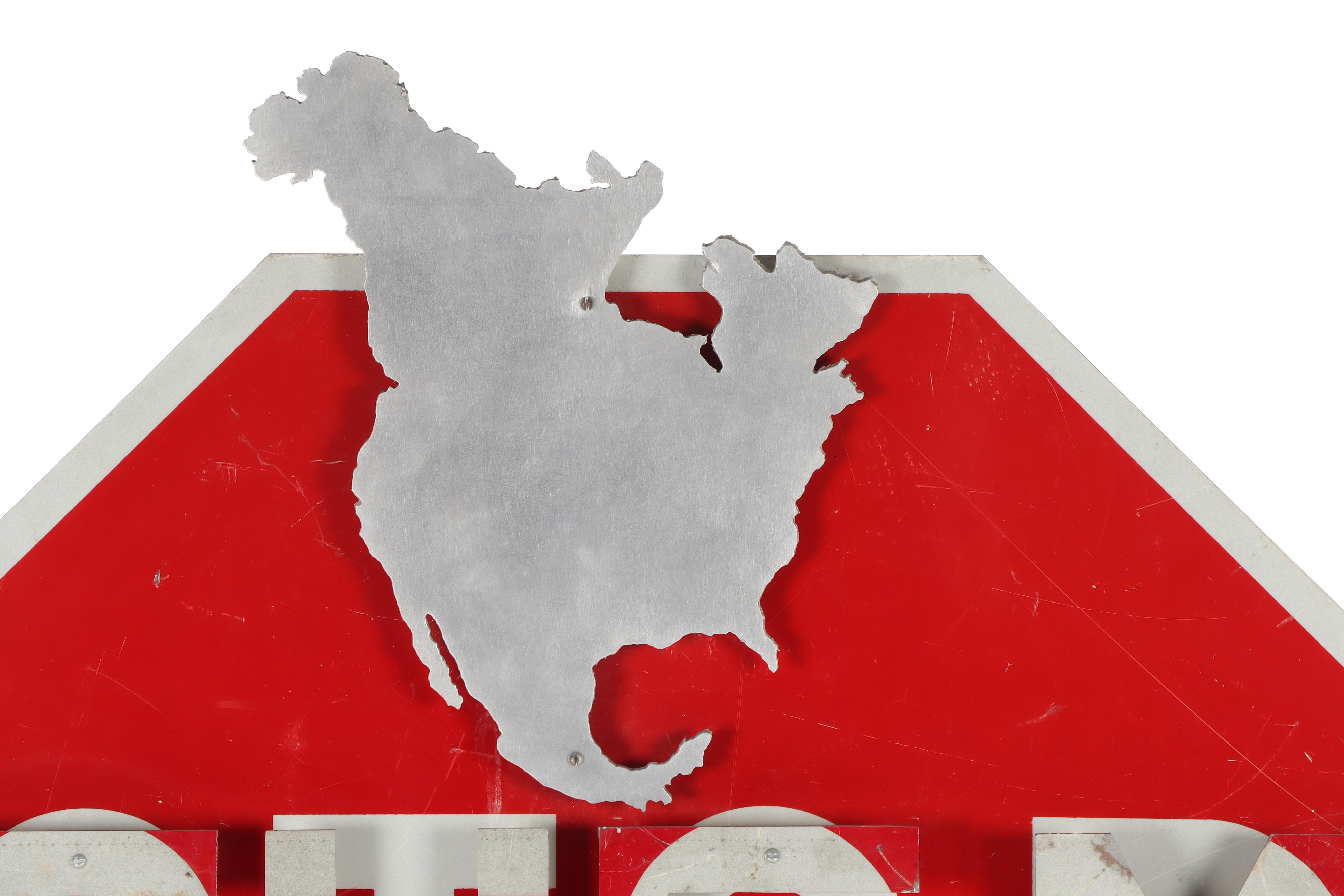 Aris Georgiades Metal Wall Sculpture "Stop Them"