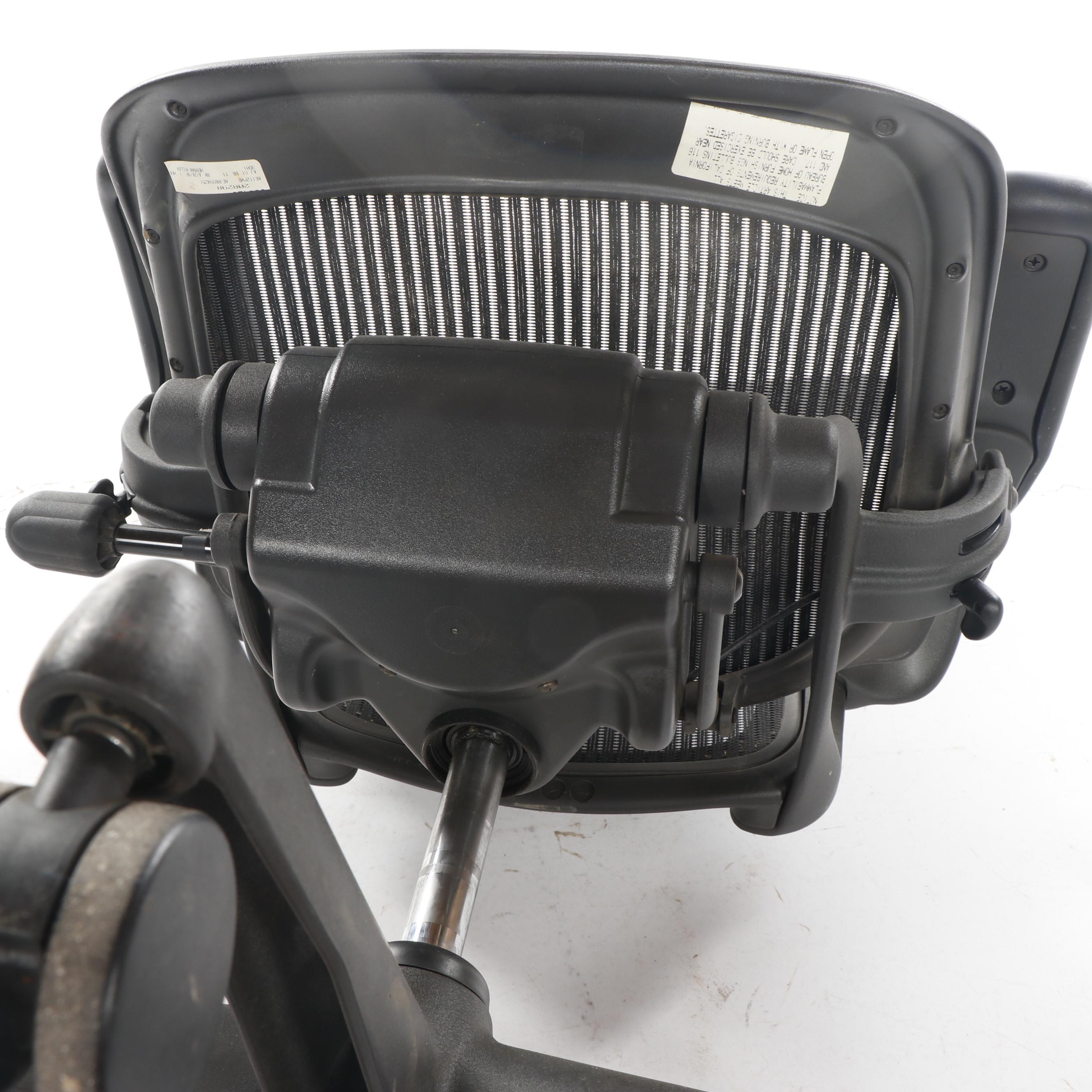 Herman Miller "Aeron" Adjustable Black Office Desk Chair, 1998