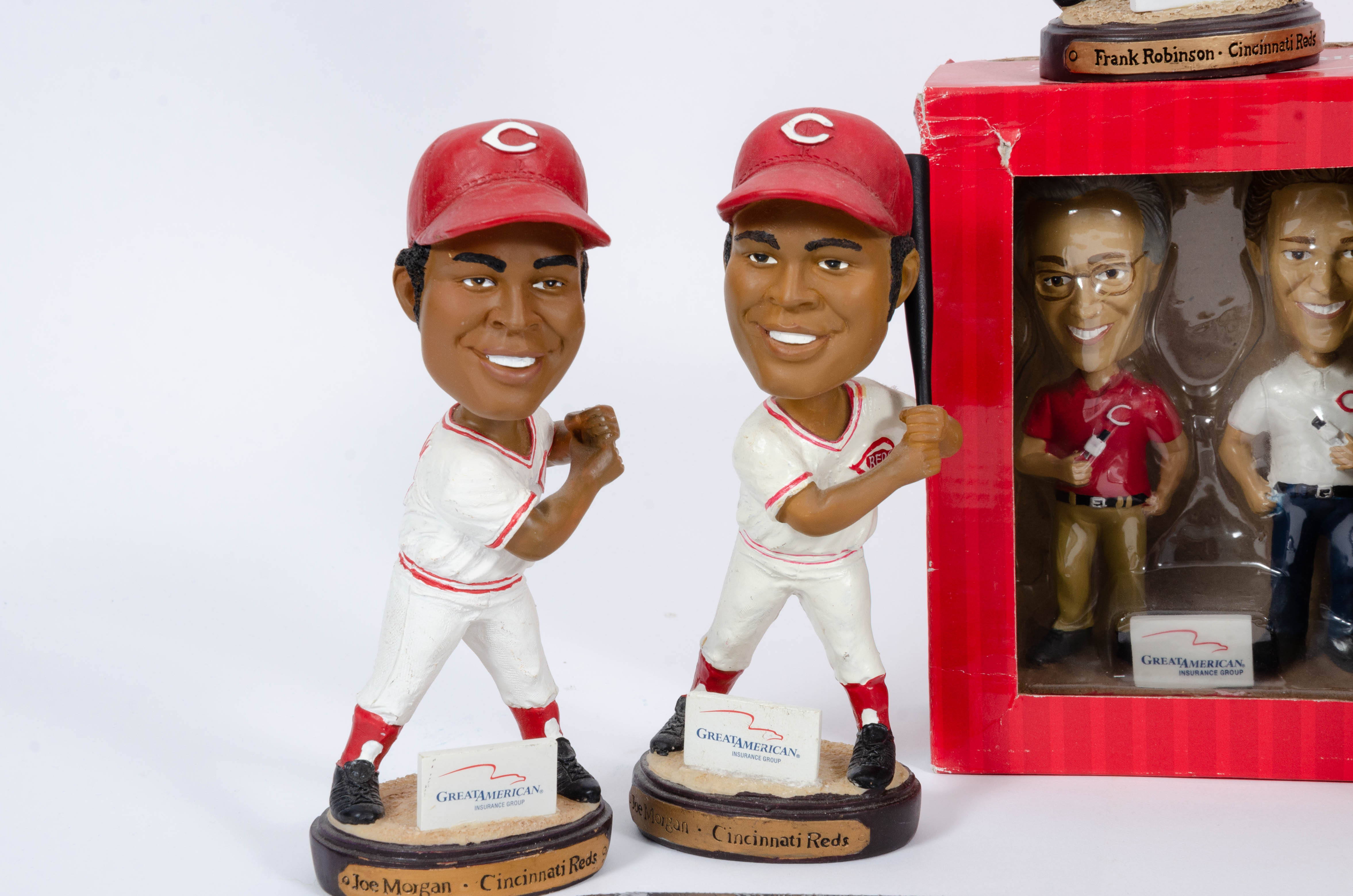 Cincinnati Reds Commemorative Bobbleheads and and Other Memorabilia