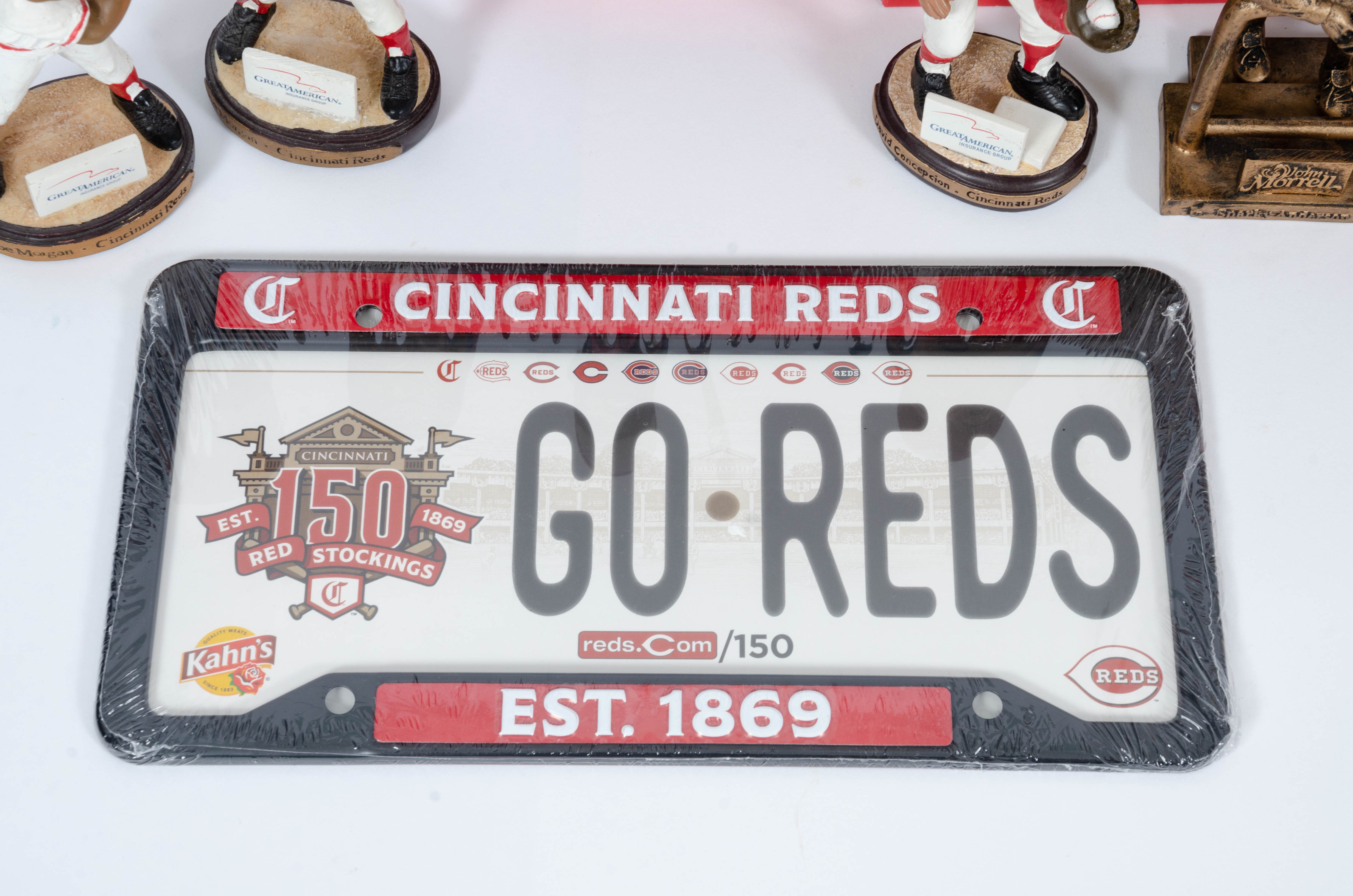 Cincinnati Reds Commemorative Bobbleheads and and Other Memorabilia