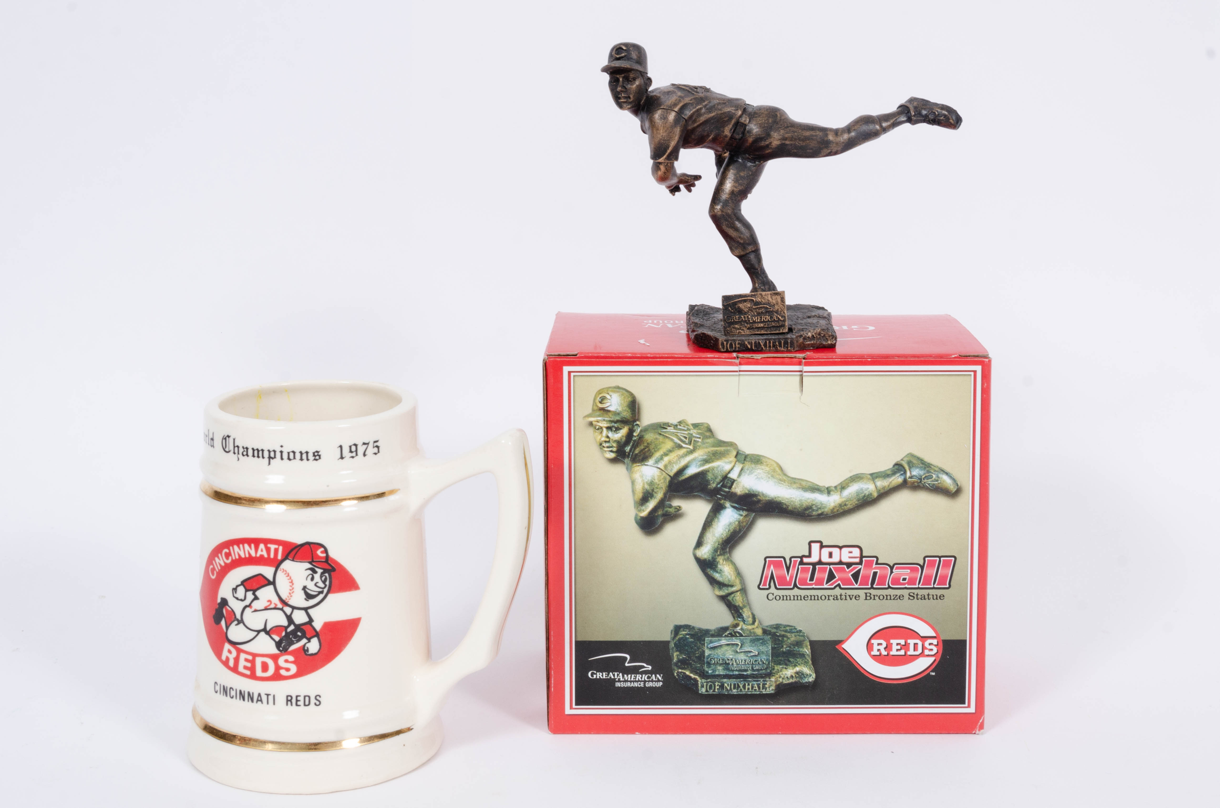 Cincinnati Reds Commemorative Bobbleheads and and Other Memorabilia