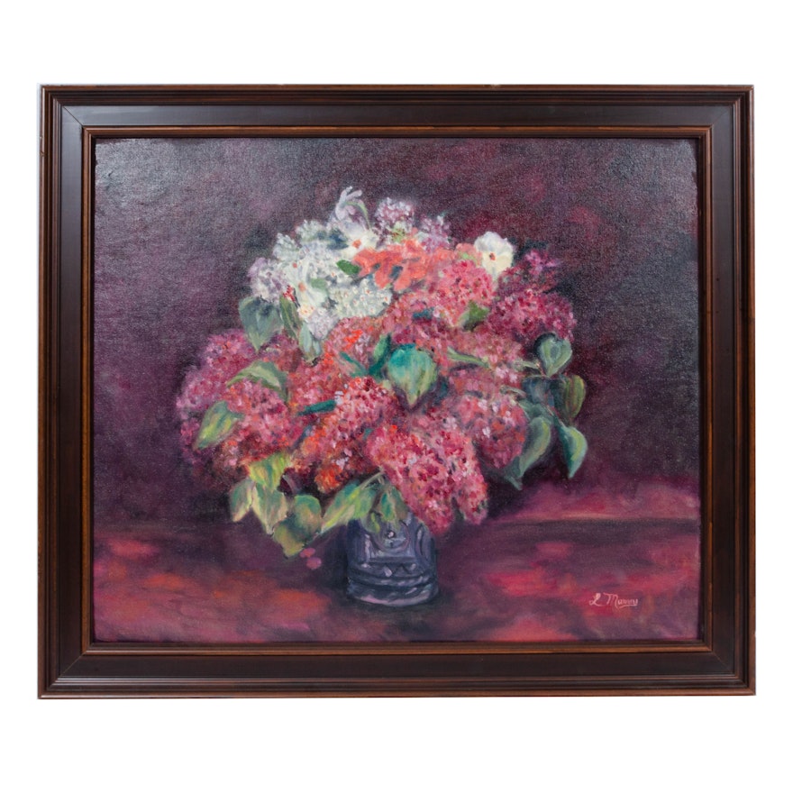 L. Murray Oil Painting of Still Life