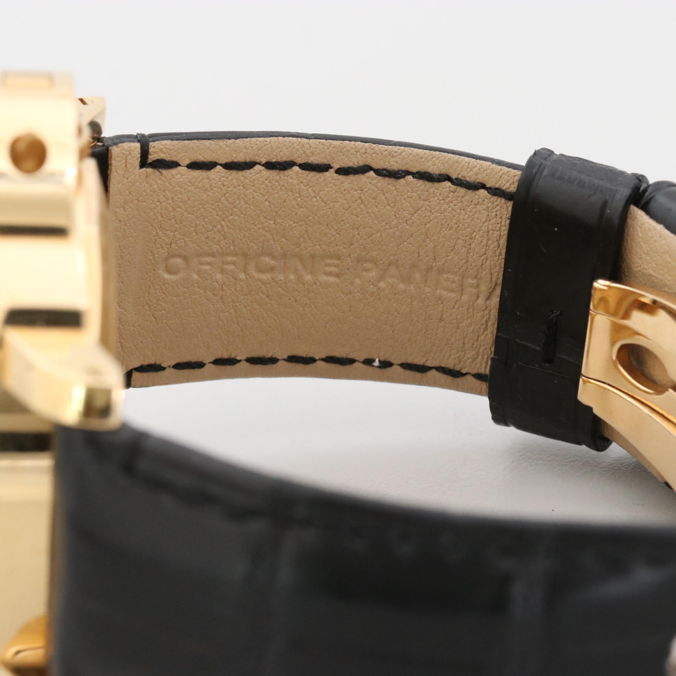 Panerai Luminor Marina 18K Gold Automatic Watch With Carbon Fiber Dial