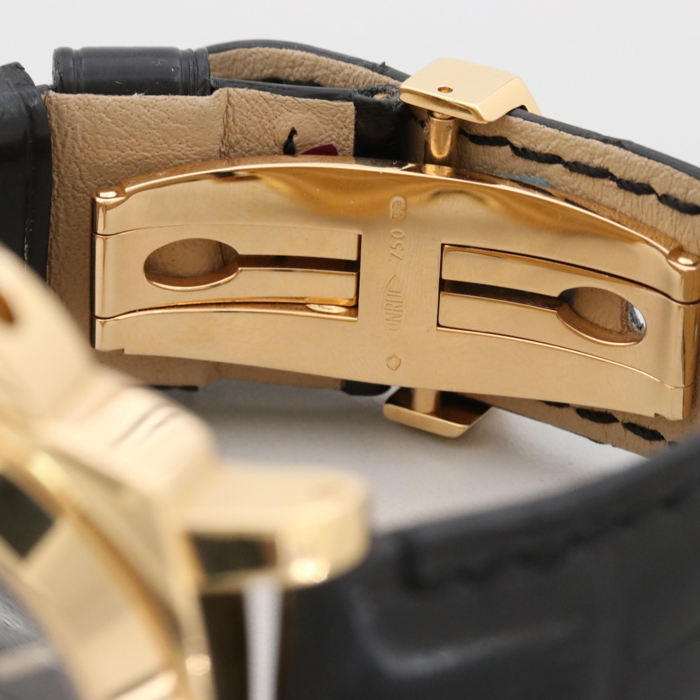 Panerai Luminor Marina 18K Gold Automatic Watch With Carbon Fiber Dial