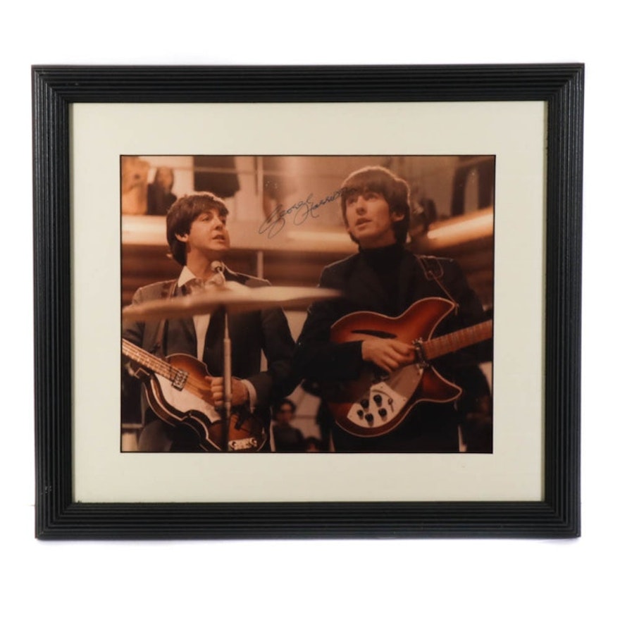 George Harrison Autographed Photo