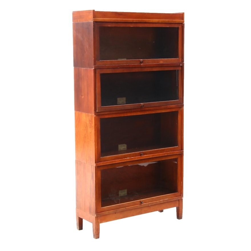 Globe-Wernicke Birch Barrister's Bookcase, Early to Mid-20th Century