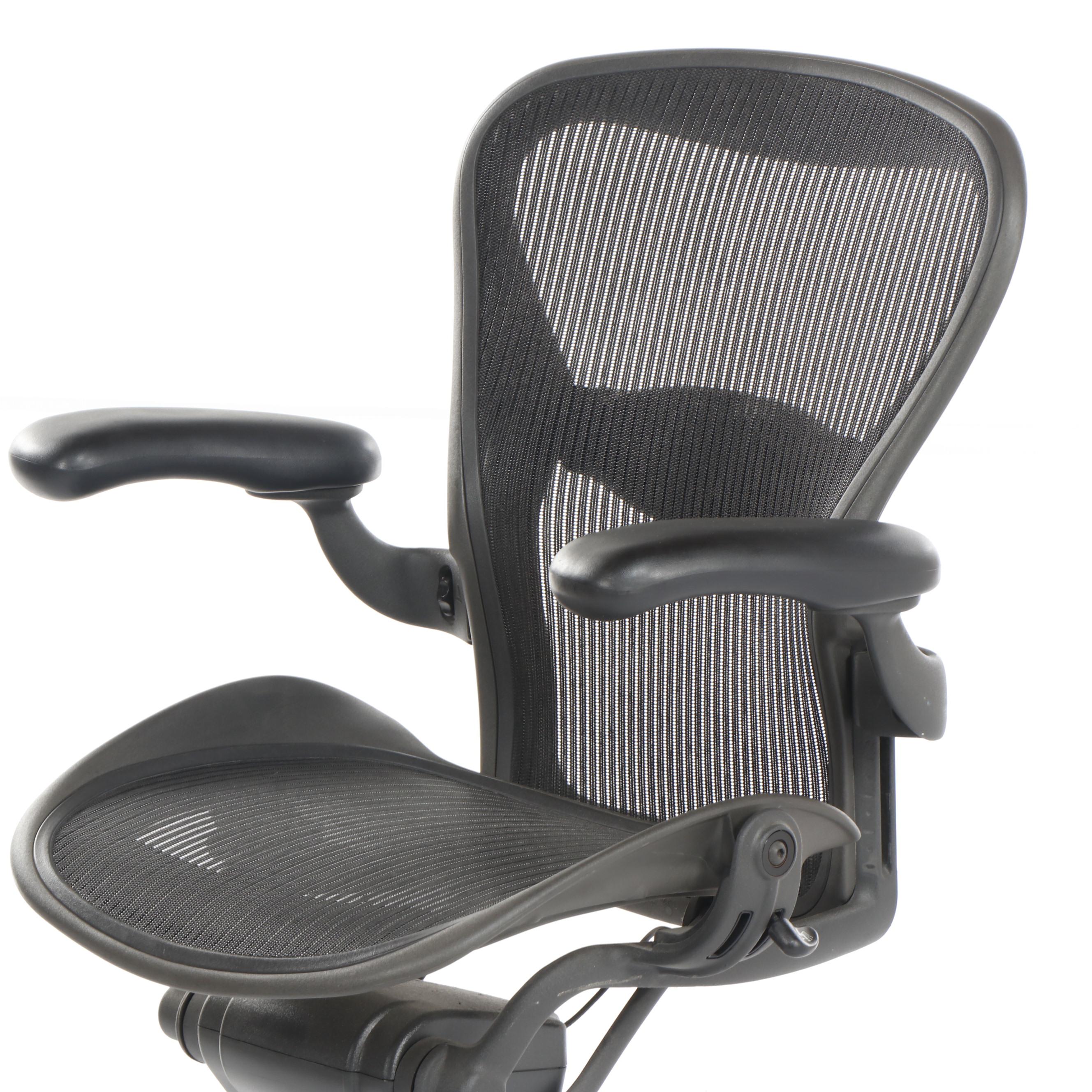 Herman Miller "Aeron" Adjustable Black Office Desk Chair, 2000