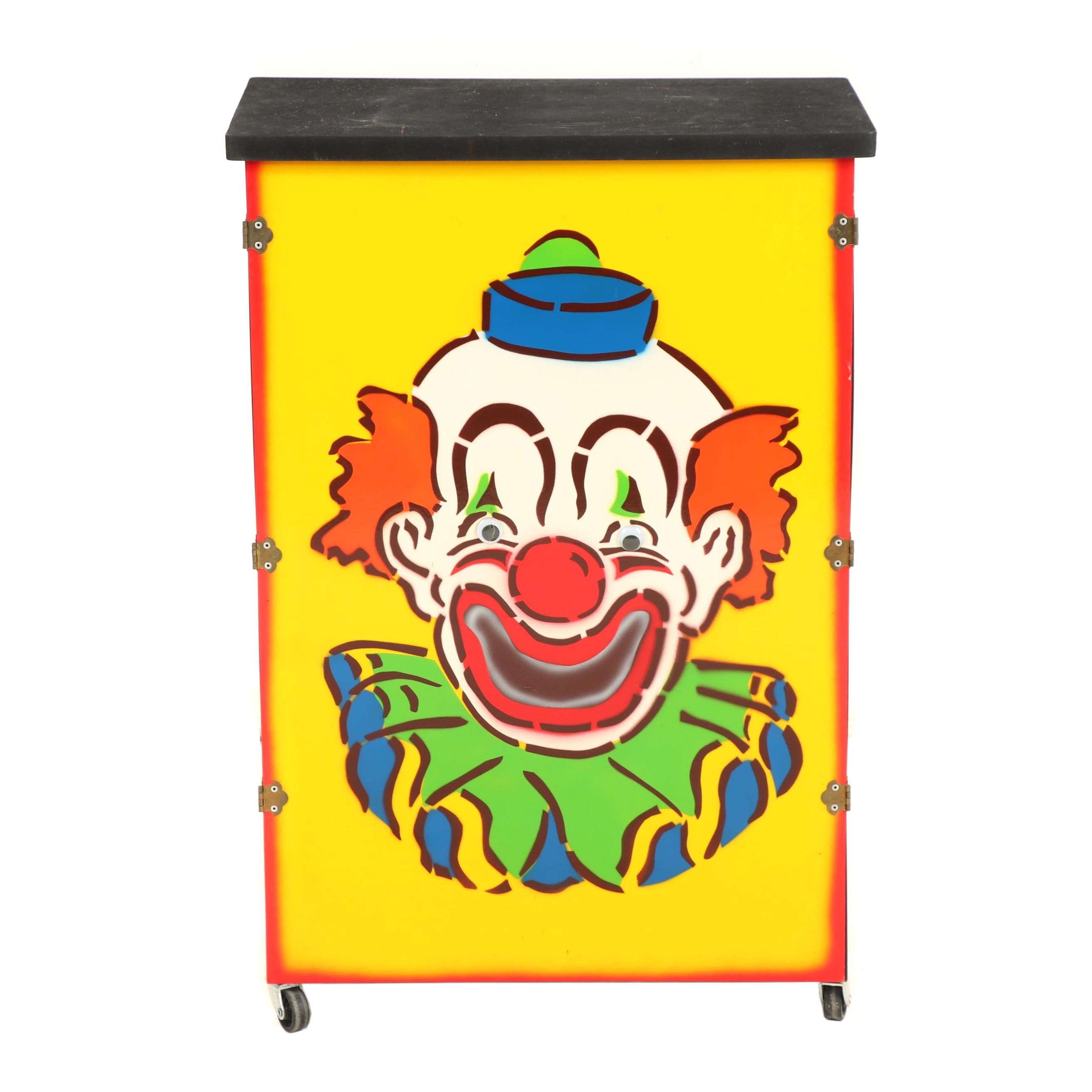 Clown Themed Ticket Booth