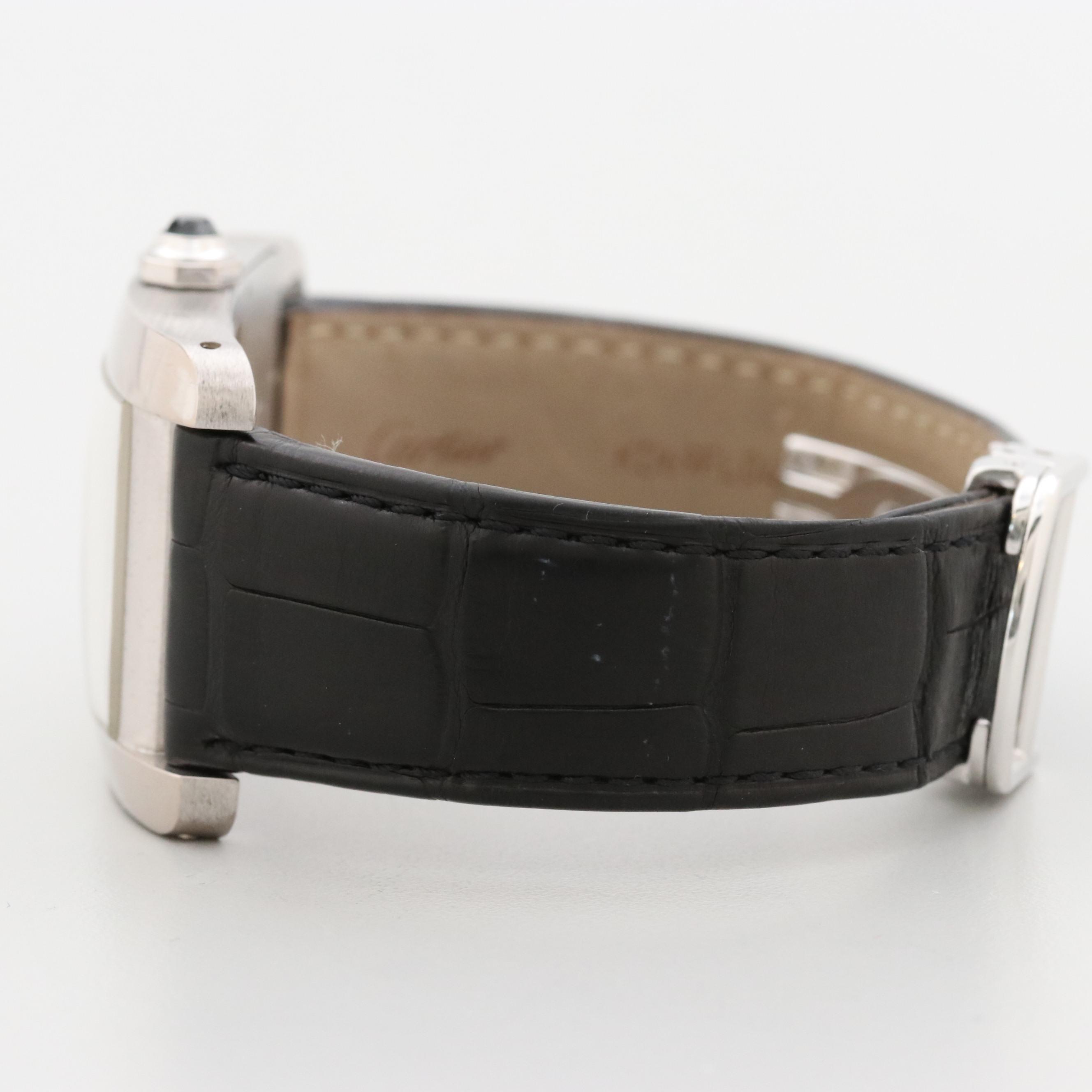 Cartier Tank Americaine XL 18K White Gold Automatic Watch