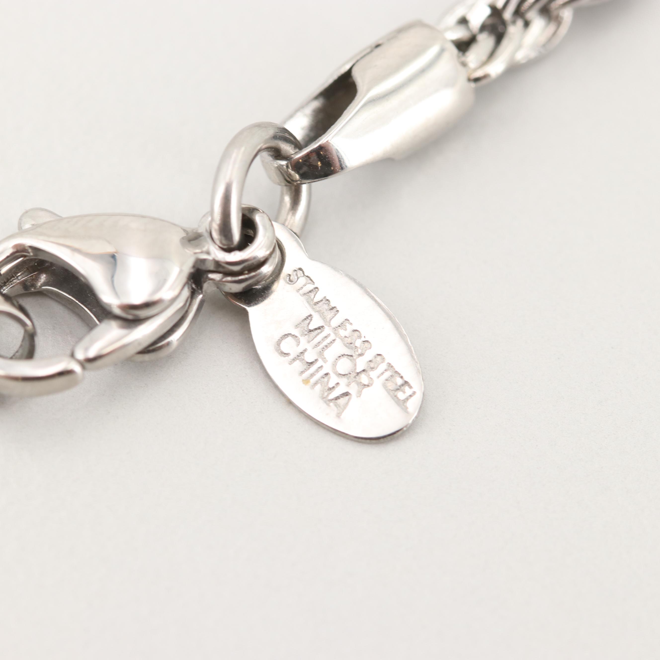 Gold and Silver Tone Glass and Magnesite Jewelry Including Laurel Burch