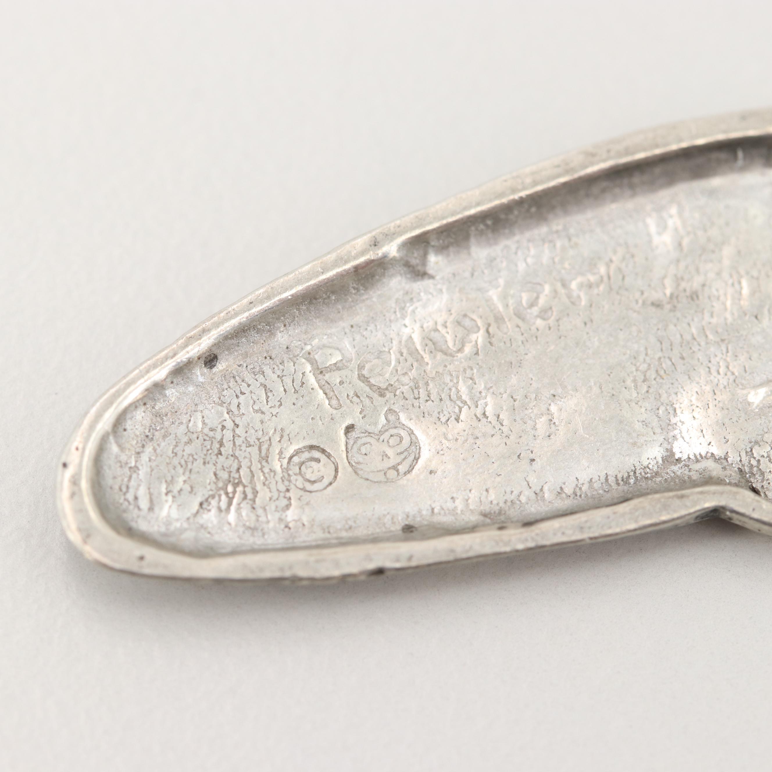 Gold and Silver Tone Glass and Magnesite Jewelry Including Laurel Burch