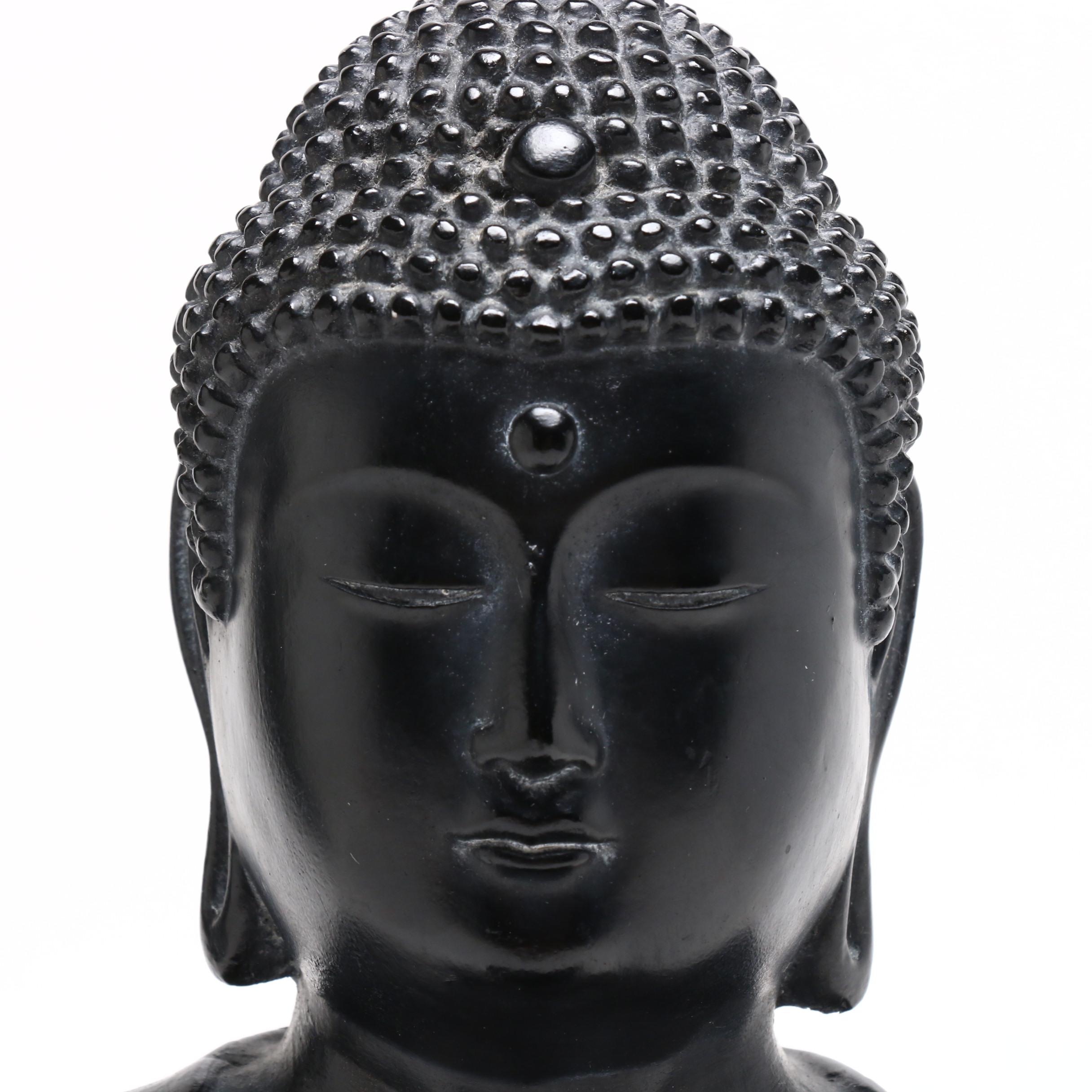 Alexander Backer Resin Figure of Sitting Buddha